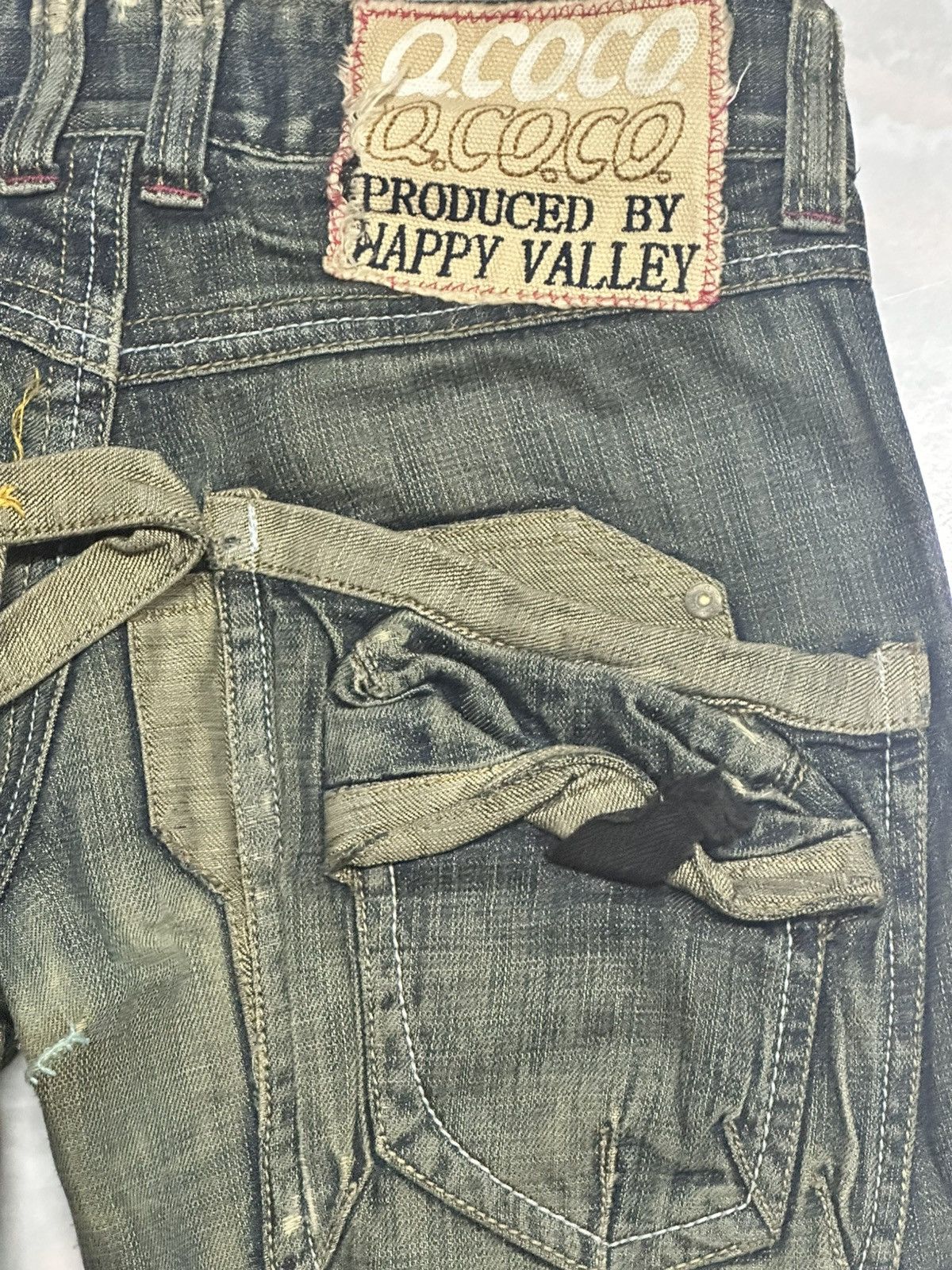 Japanese Brand Q.Co.Co. Vintage Distressed Japan Flare Style With Mudwash Size US 30 / EU 46 - 7 Thumbnail