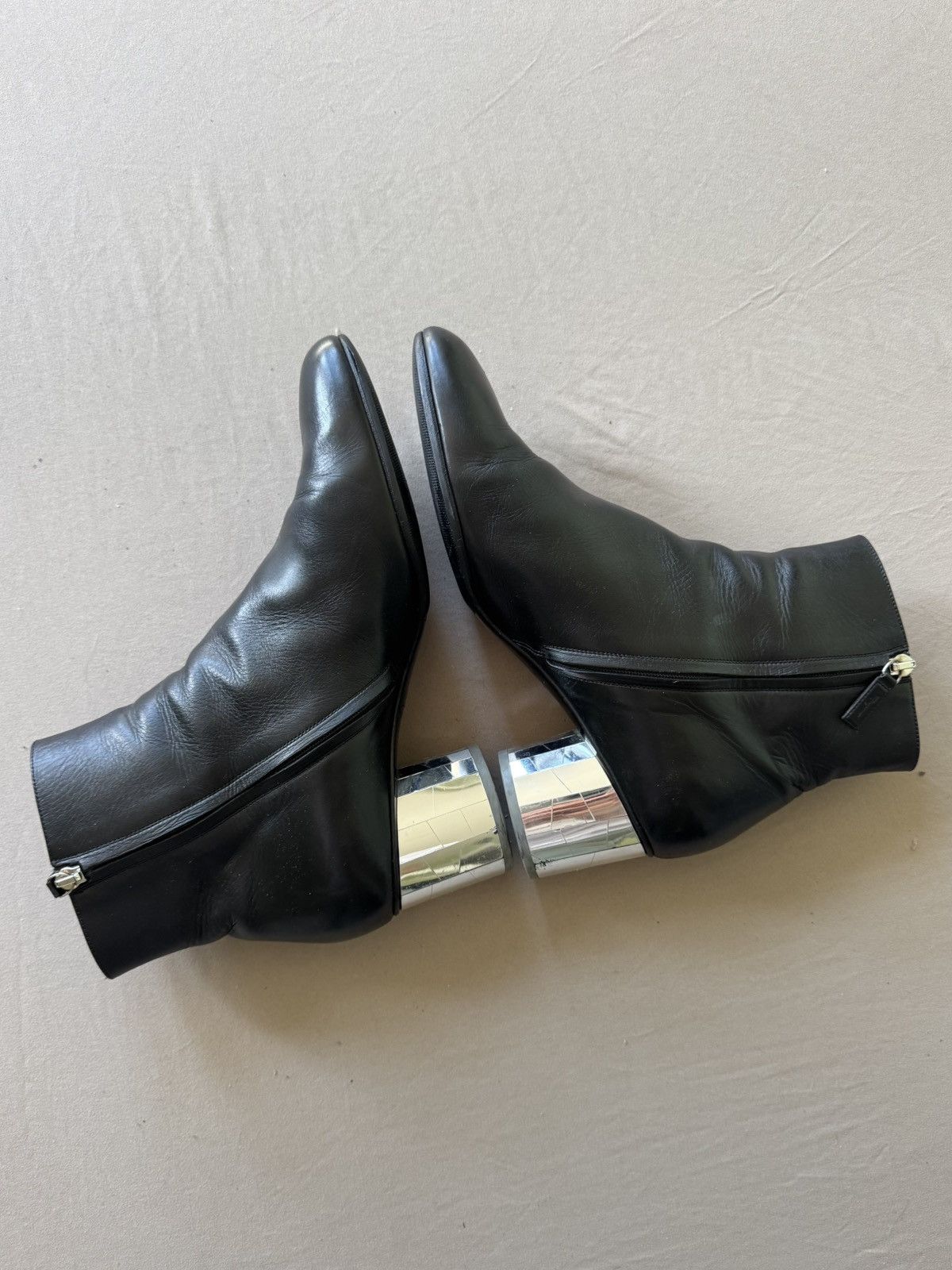 Salvatore Ferragamo Salvatore Ferragamo Florrie block-heel ankle boots Size US 11 / IT 41 - 3 Thumbnail
