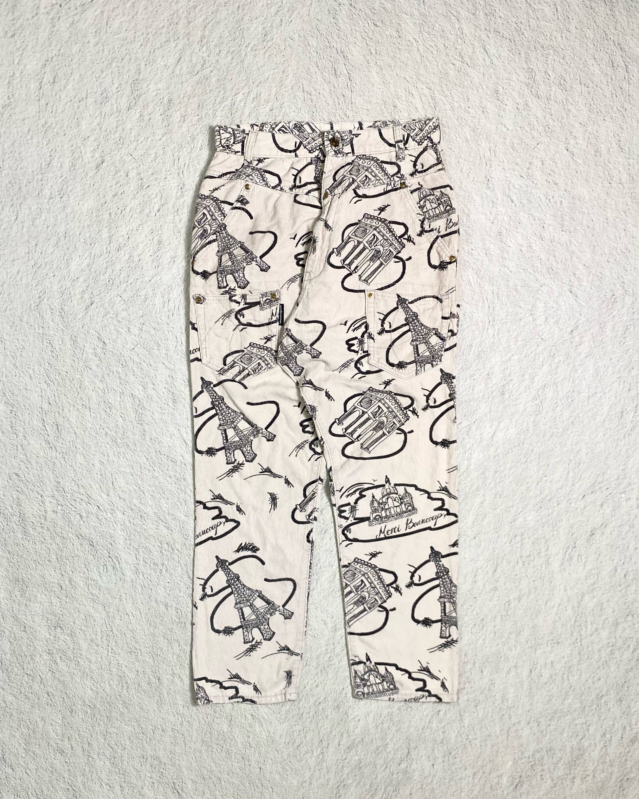 Issey Miyake Mercibeaucoup Issey Miyake Paris Pattern Japanese brand Size US 30 / EU 46 - 1 Thumbnail