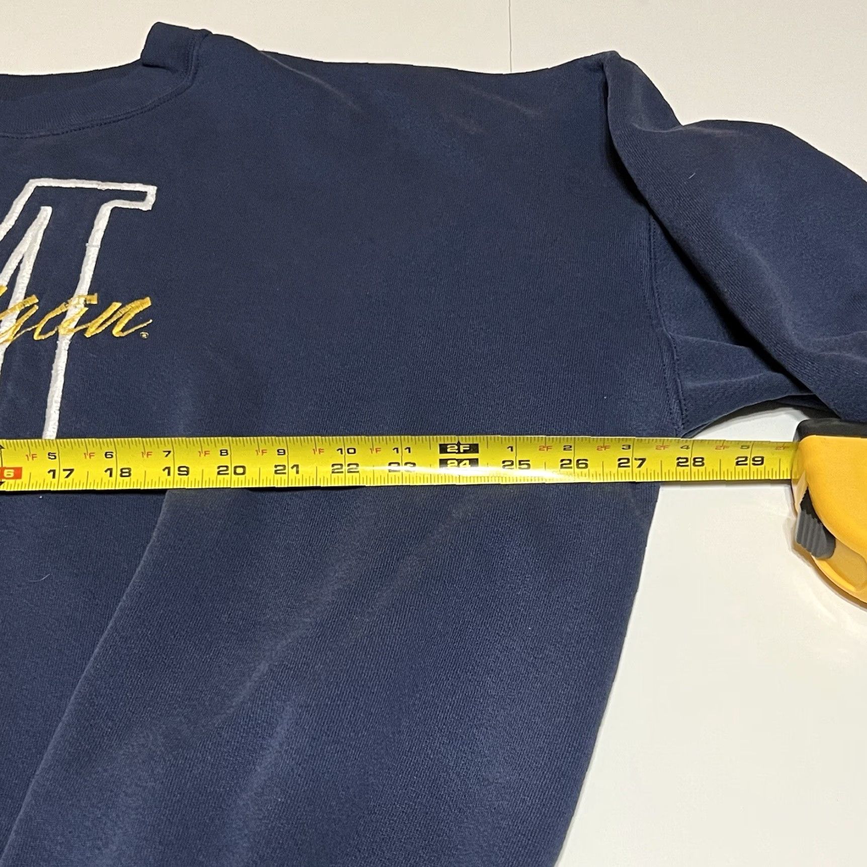 Vintage VINTAGE Dodger Embroidered Michigan Crewneck Sweatshirt Made in USA Men's XXL Crew Neck Blue Cotton Blend Pullover Embroidered Sweatshirt USA Men Size US XXL / EU 58 / 5 - 6 Thumbnail