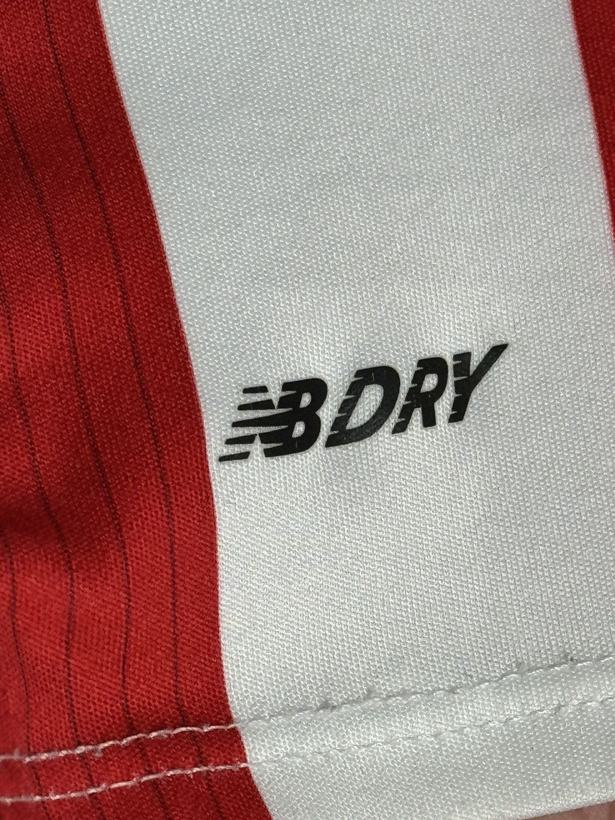 New Balance Stoke City 15/16 Home Football Long Sleeve Jersey Size US XL / EU 56 / 4 - 10 Thumbnail