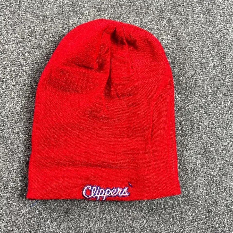 Adidas Los Angeles Clippers Beanie Mens OSFA Striped Adidas Knit Size ONE SIZE - 7 Thumbnail