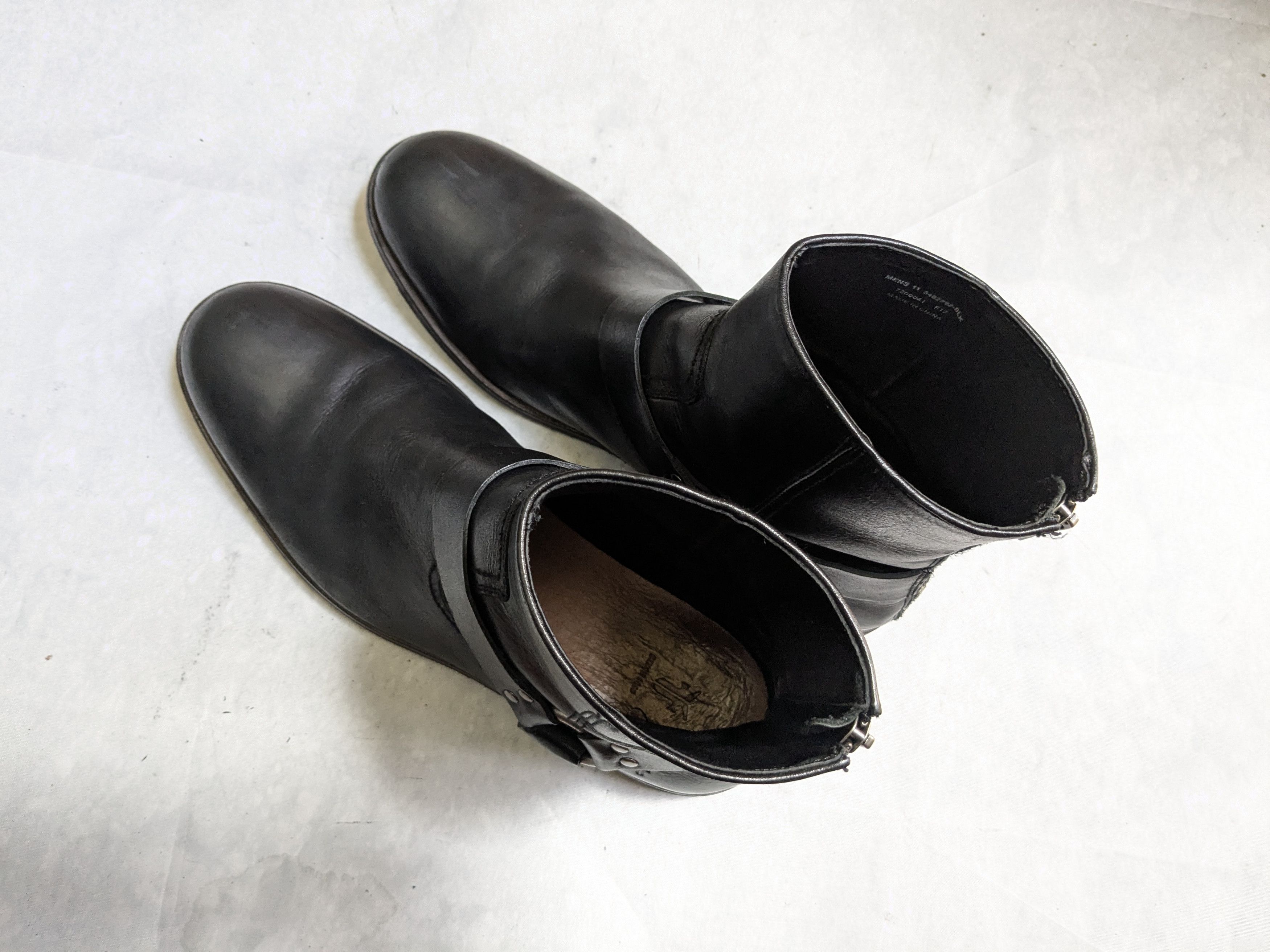 Frye Frye Harness Boots Black Leather 11 Buckle Size US 11 / EU 44 - 11 Thumbnail