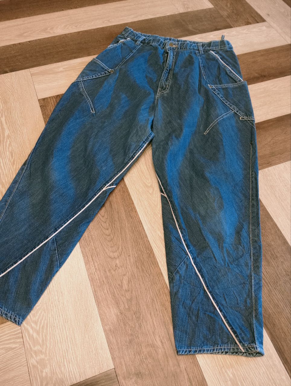 Issey Miyake VINTAGE MERCIBEAUCOUP ISSEY MIYAKE SELVEDGE BALLOON PANT Size US 32 / EU 48 - 3 Thumbnail