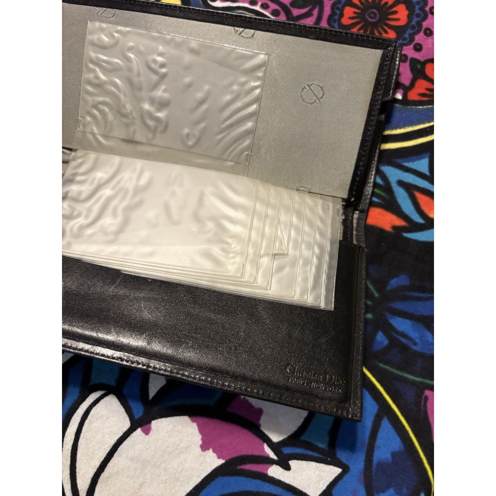 Dior Christian Dior Vintage Black Byfold Leather Wallet Flawed Size ONE SIZE - 4 Thumbnail