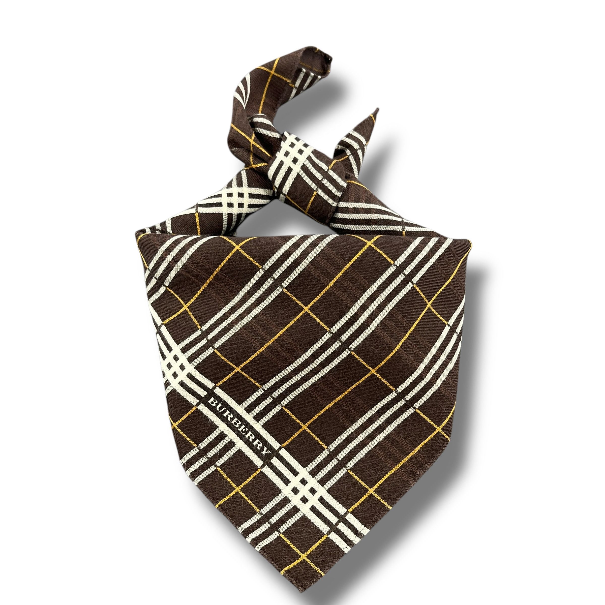 Burberry Vintage Burberry Handkerchief / Bandana / Neckerchief B027 Size ONE SIZE - 1 Thumbnail