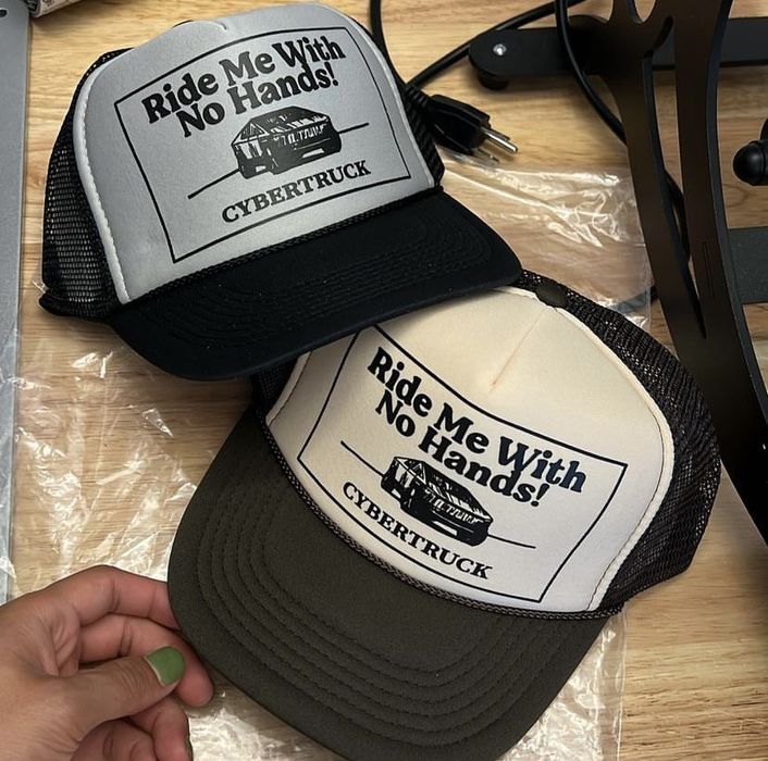 Japanese Brand RIDE ME WITH NO HANDS CYBERTRUCK *BLACK/GREY* SNAPBACK