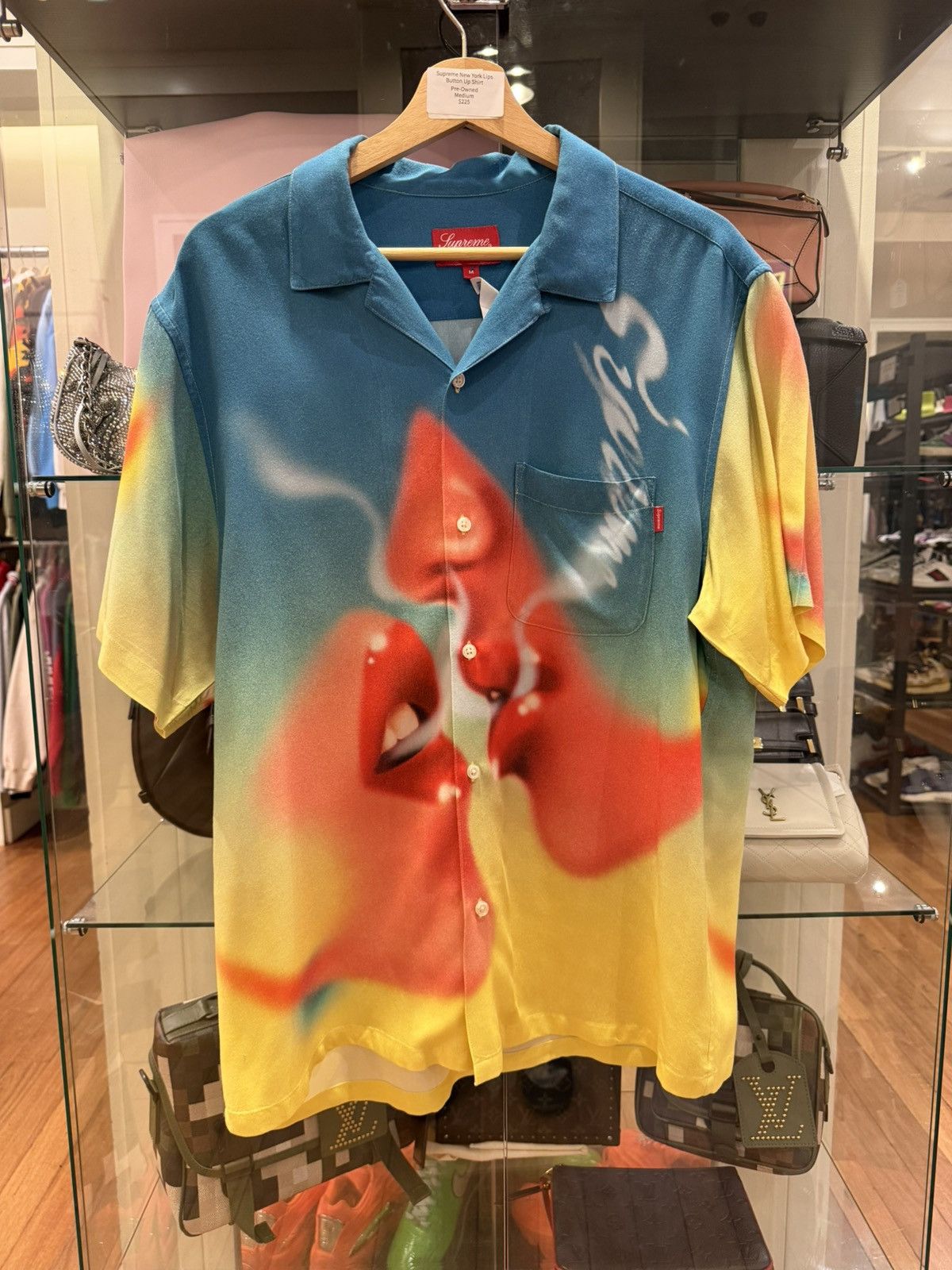 Supreme Supreme Blow Back Rayon Shirt Kiss Smoke Button Up | Grailed