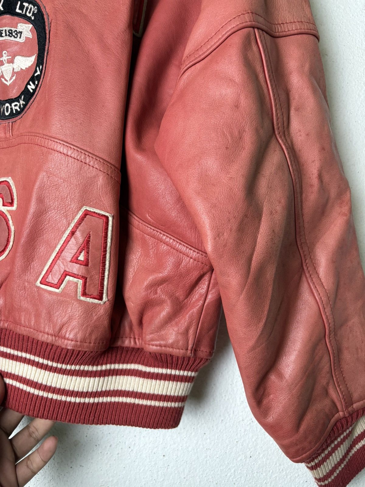 Avirex × Vintage Avirex USA Authentic Leather Jacket Size xs Size US S / EU 44-46 / 1 - 14 Thumbnail