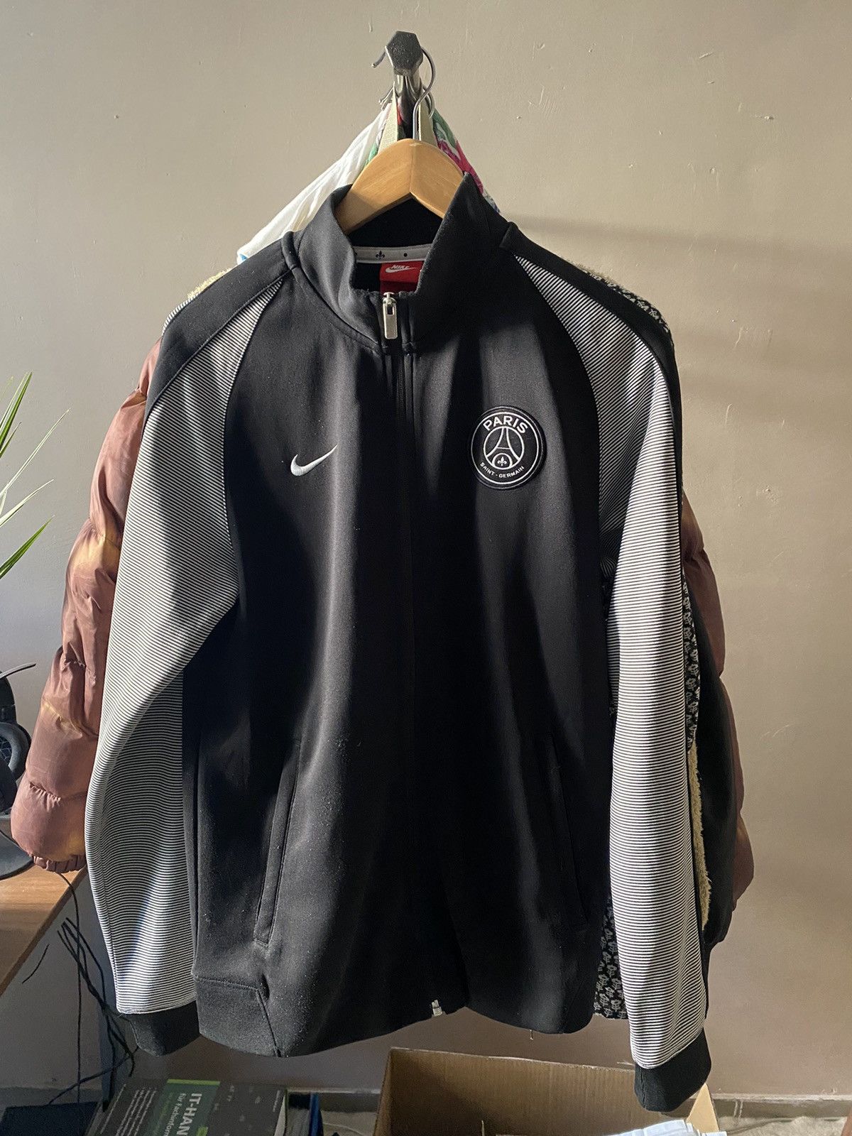 Nike Rare Paris Saint Germain Tracktop Size US S / EU 44-46 / 1 - 1 Thumbnail