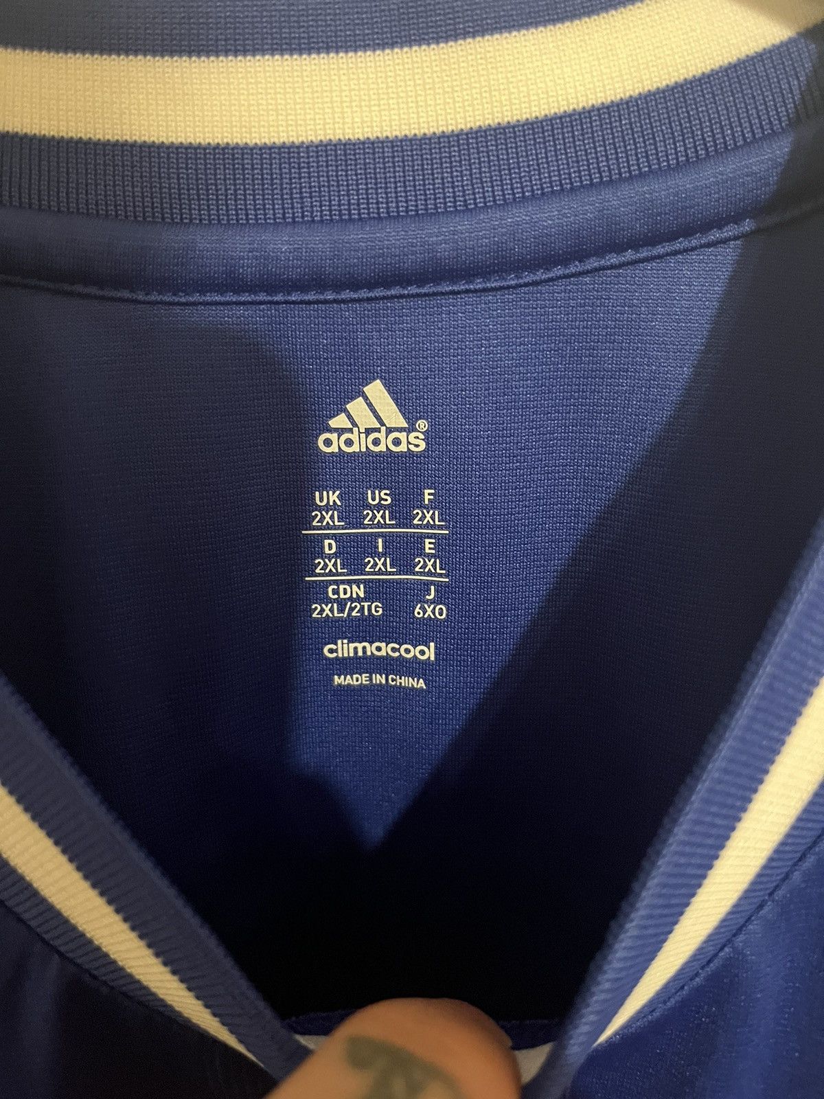 Adidas Chelsea 2013 super cup player issue shirt #14 Schürrle Size US XXL / EU 58 / 5 - 3 Thumbnail