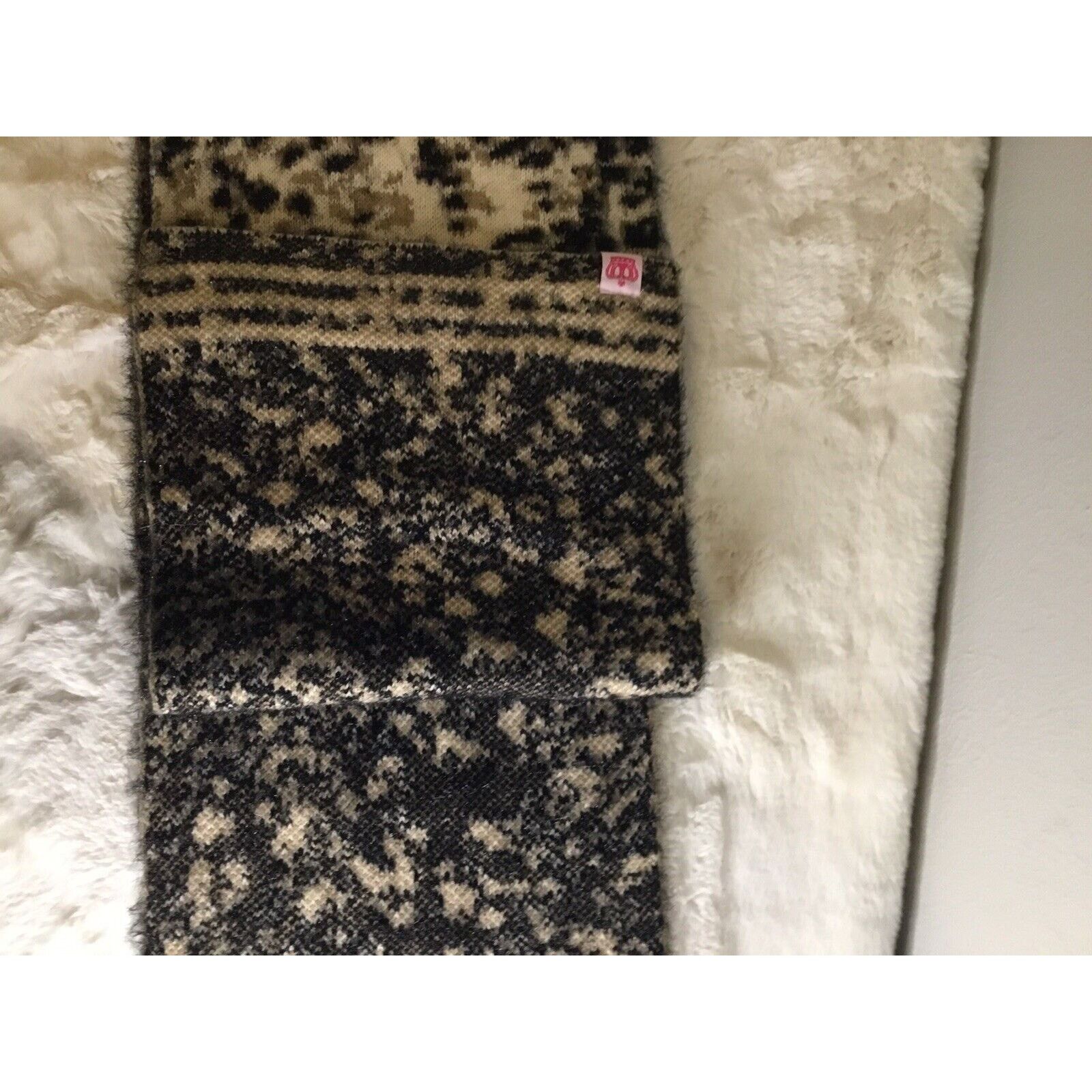 Juicy Couture Juicy couture oversized animal print wrap scarf fringe new! Size ONE SIZE - 2 Thumbnail