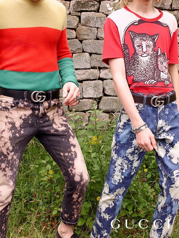 Gucci *RARE* Gucci Cruise 2017 Bleached Denim Size US 34 / EU 50 - 8 Thumbnail