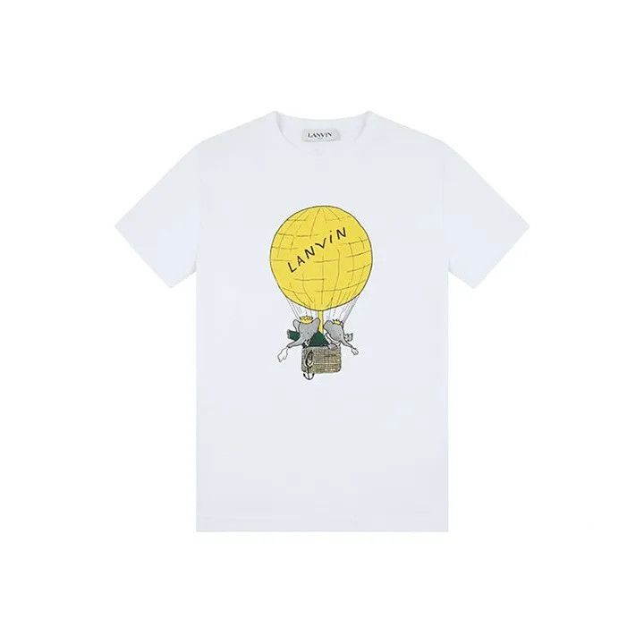 Lanvin Lanvin Printed Short Sleeve T-Shirt for Men -2507 Size US M / EU 48-50 / 2 - 1 Thumbnail