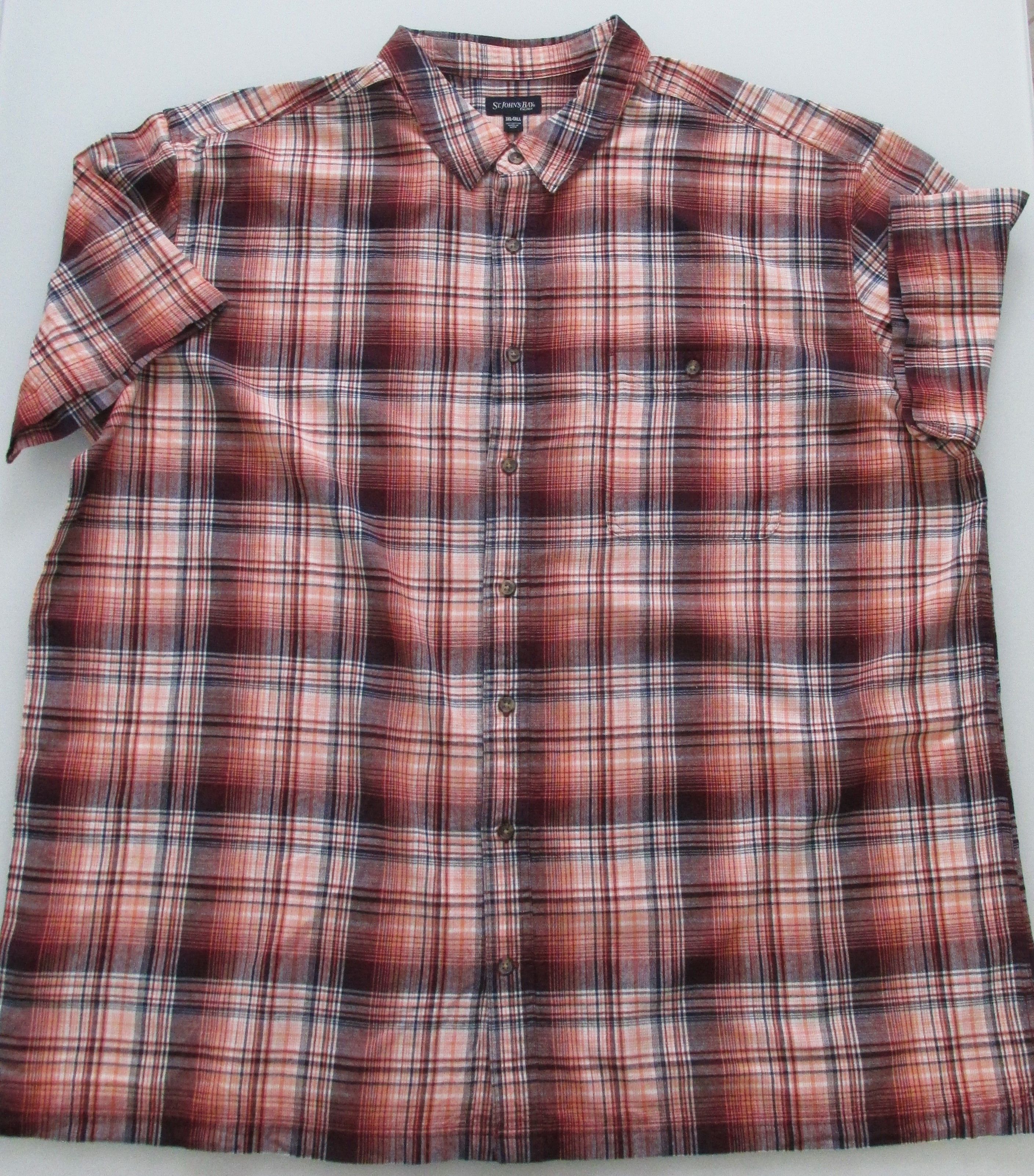 St. Johns Bay St. John's Bay Men's Short Sleeve Shirt Size 3XL-Tall Size US XXL / EU 58 / 5 - 1 Thumbnail