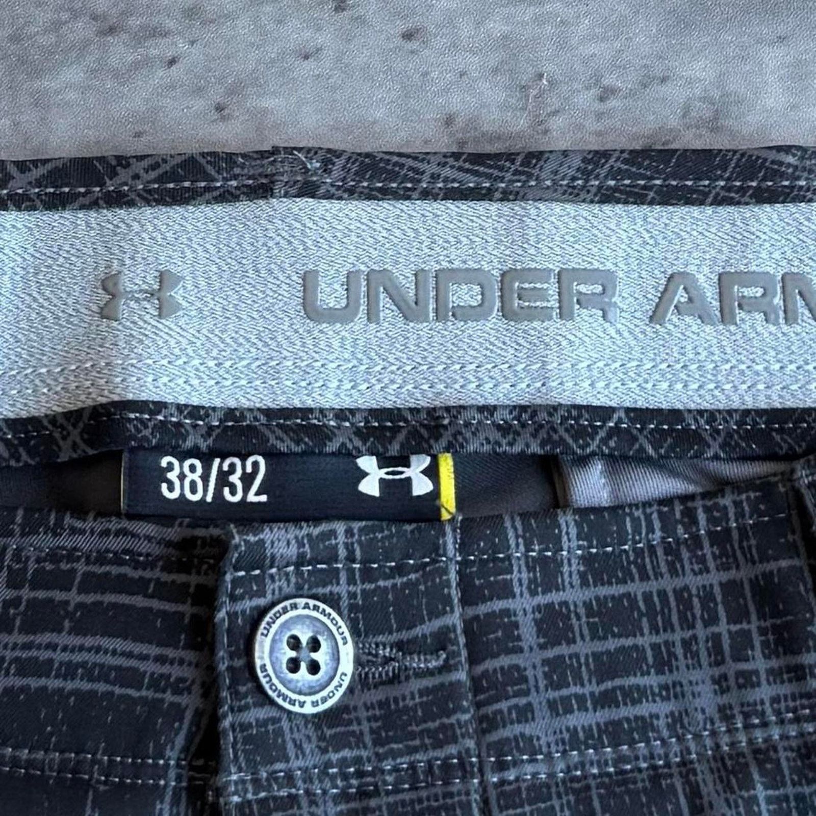 Under Armour × Vintage Vintage Y2K Under Armour Black & Grey Athletic Golf Pants Size US 38 / EU 54 - 4 Thumbnail
