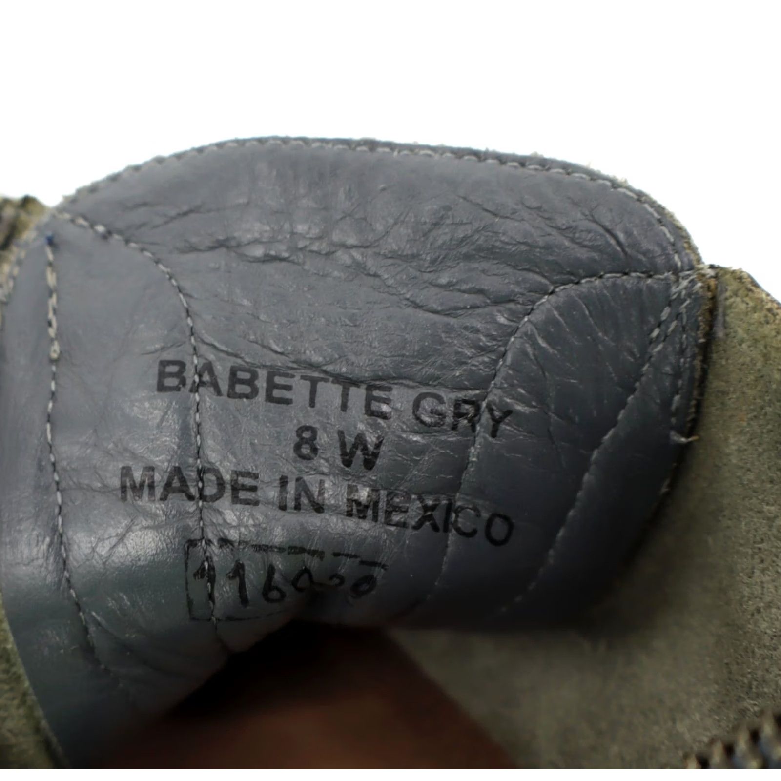 John Fluevog John Fluevog Babette Women's Ankle Boots Gray Leather Moto Biker Sz 8W Size US 8 / IT 38 - 7 Thumbnail