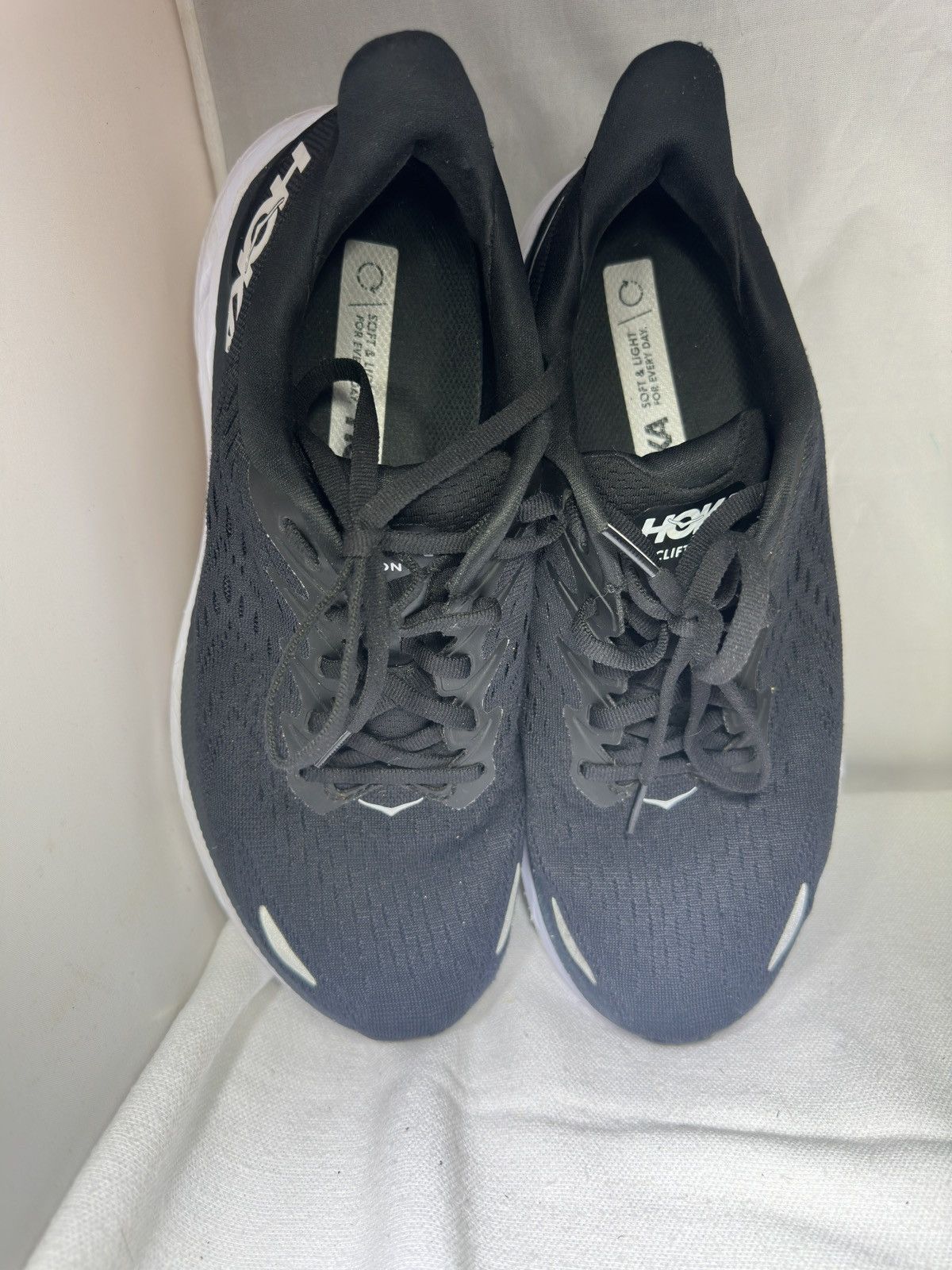 Hoka Hoka Clifton 8 Black Running Shoes Women's 8.5D Wide Size US 8.5 / IT 38.5 - 6 Thumbnail