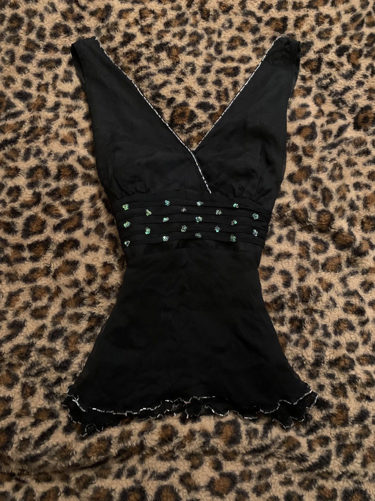 Other Y2K beaded sequin vintage top Size ONE SIZE - 2 Thumbnail