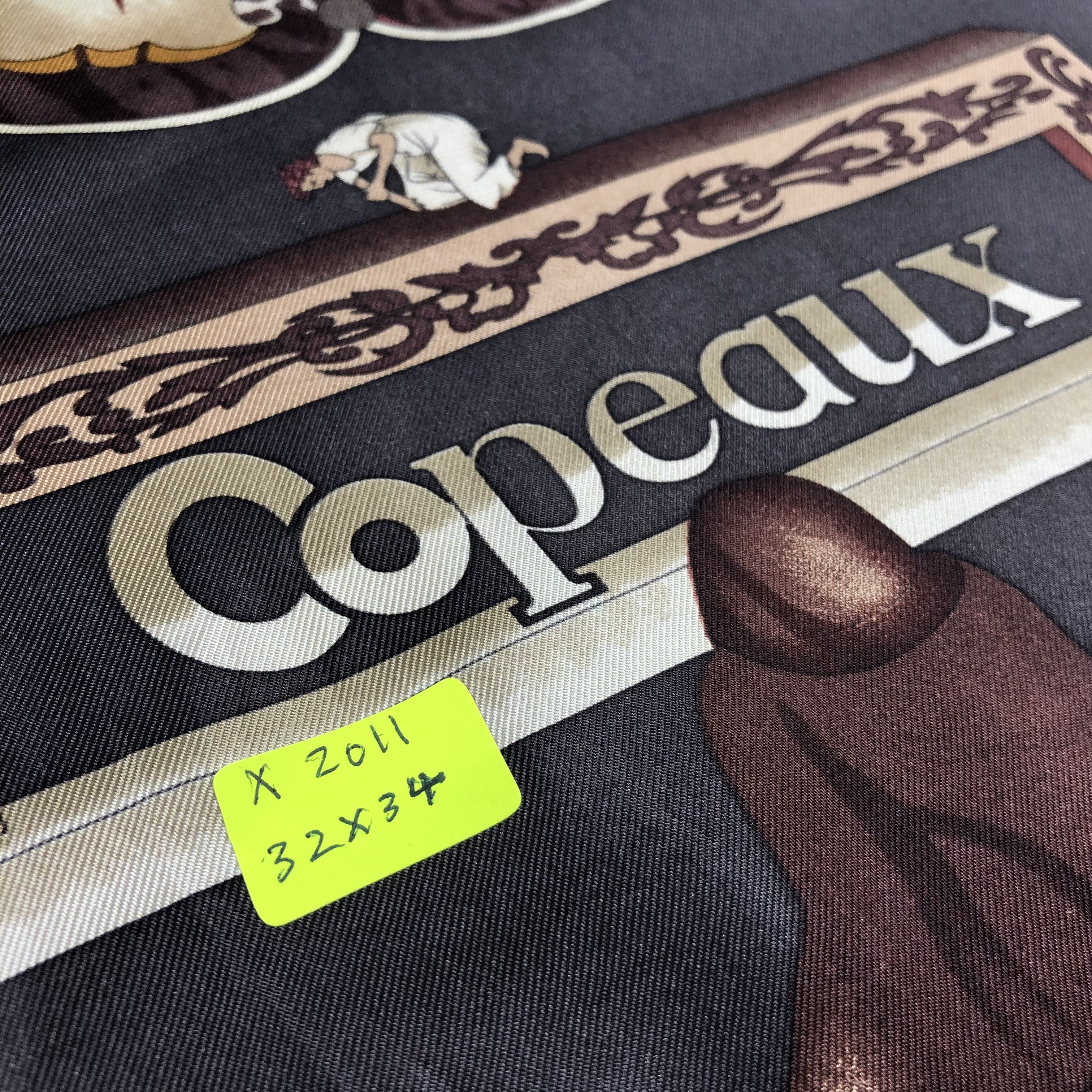 Vintage Vintage Copeaux Silk Scarf Size ONE SIZE - 6 Thumbnail