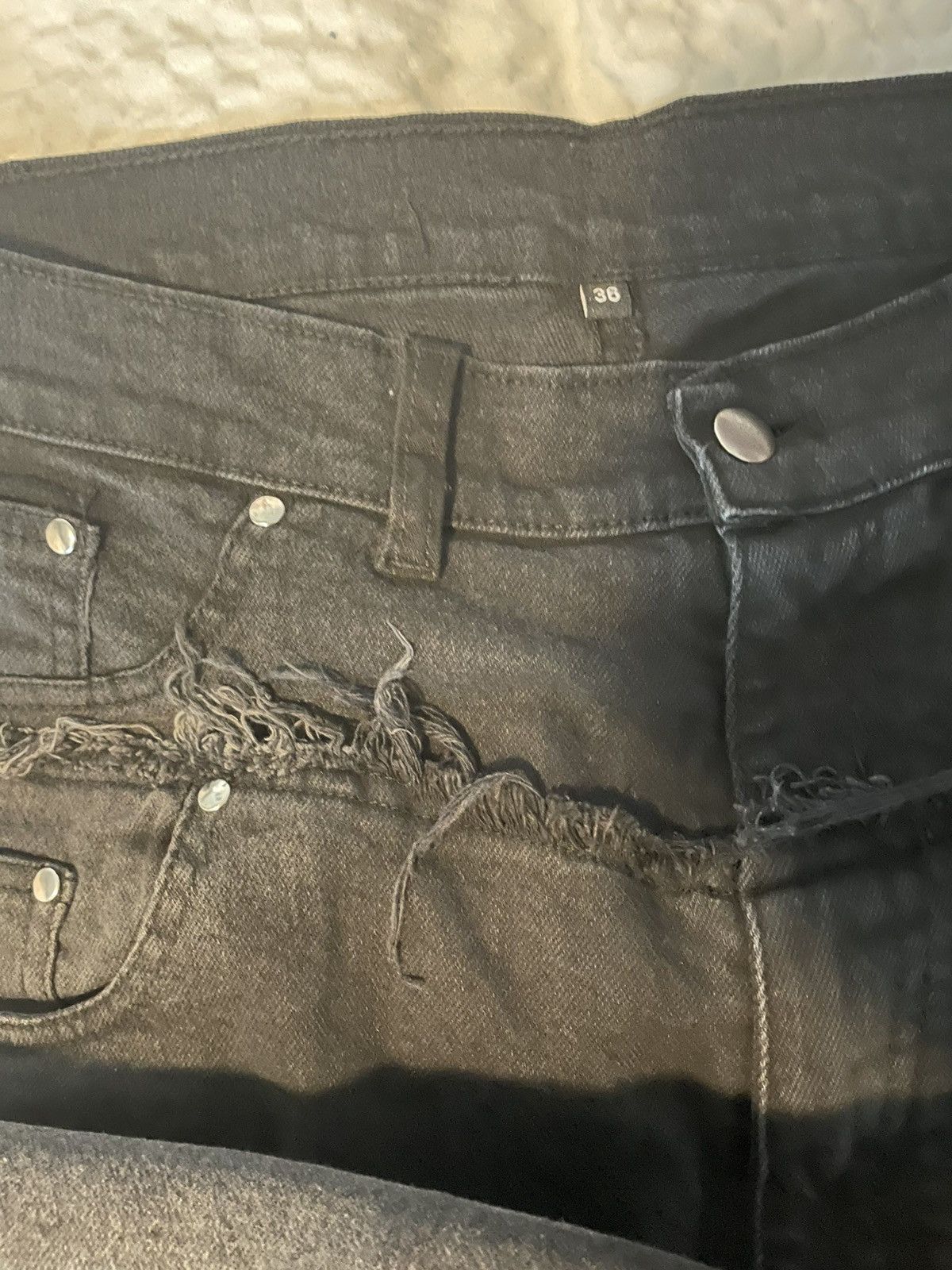 Designer × Vintage Balenciaga baggy jeans Size US 36 / EU 52 - 3 Thumbnail