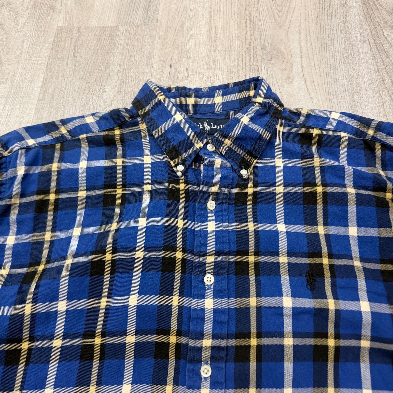 Polo Ralph Lauren Vintage Polo Ralph Lauren Blaire Flannel Shirt Mens XL Plaid Size US XL / EU 56 / 4 - 3 Thumbnail