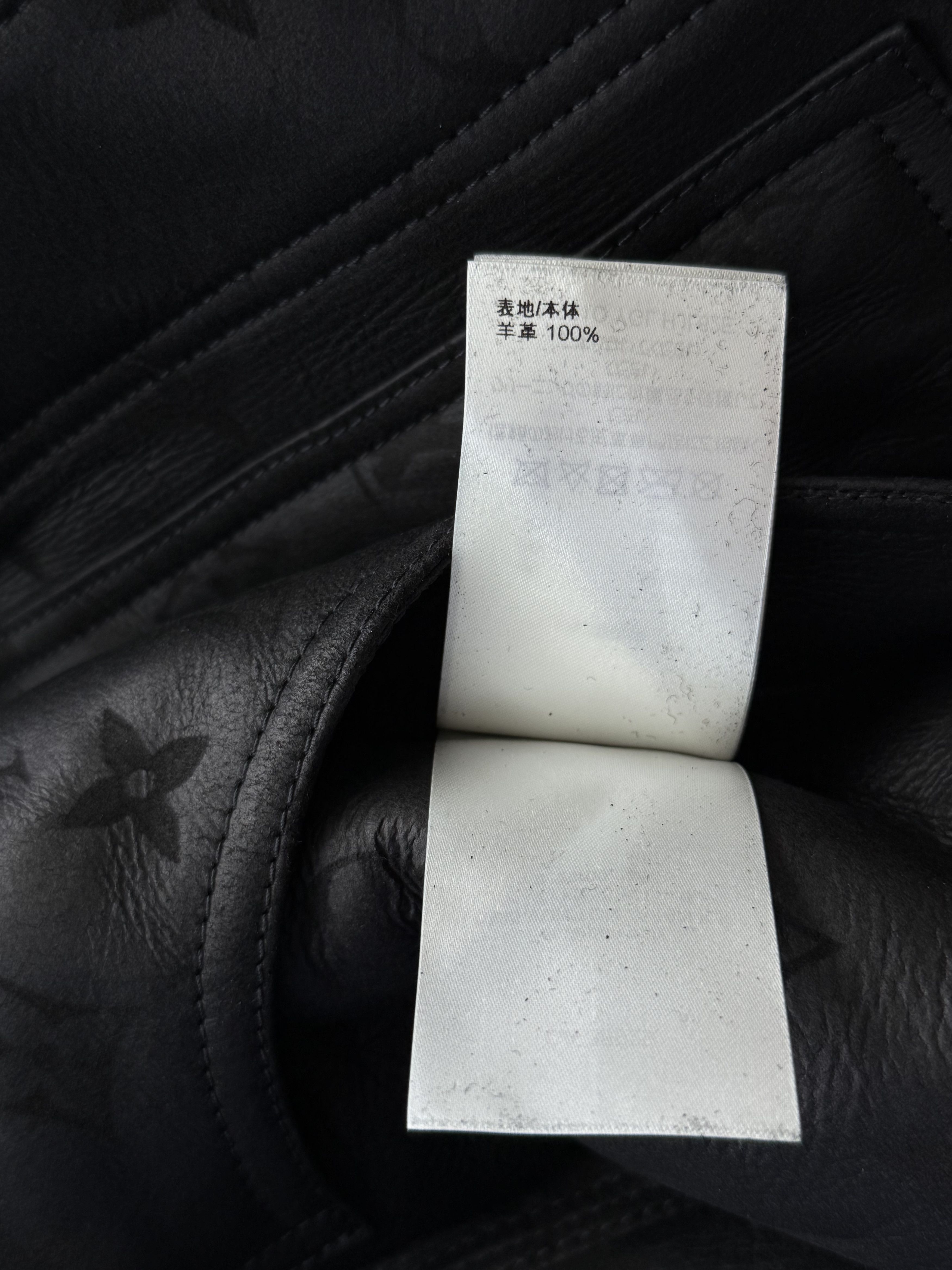 Louis Vuitton Louis Vuitton Black Monogram Shearling Jacket Size US S / EU 44-46 / 1 - 7 Thumbnail