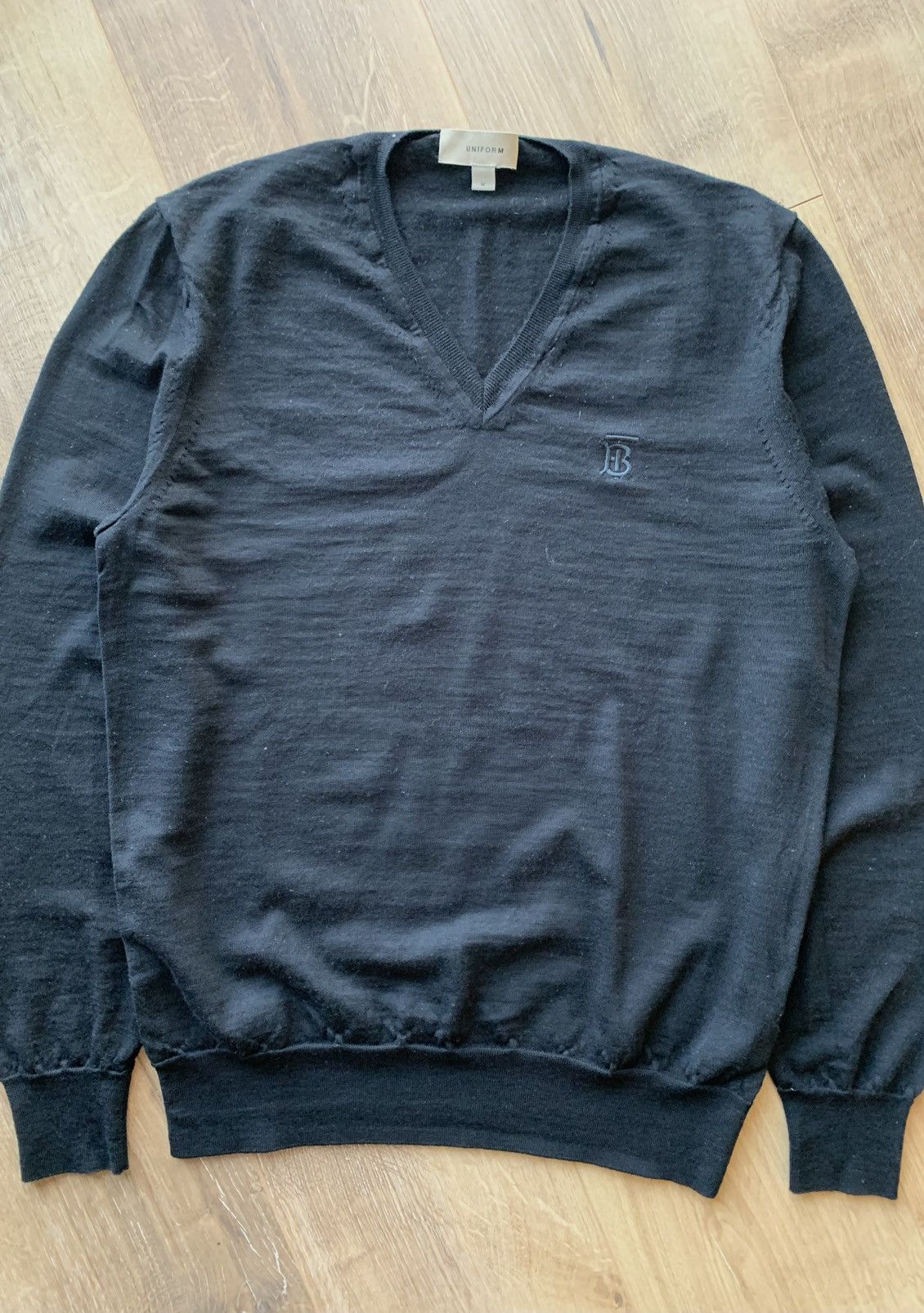 Burberry Burberry merino wool V-neck sweater Size US M / EU 48-50 / 2 - 3 Thumbnail