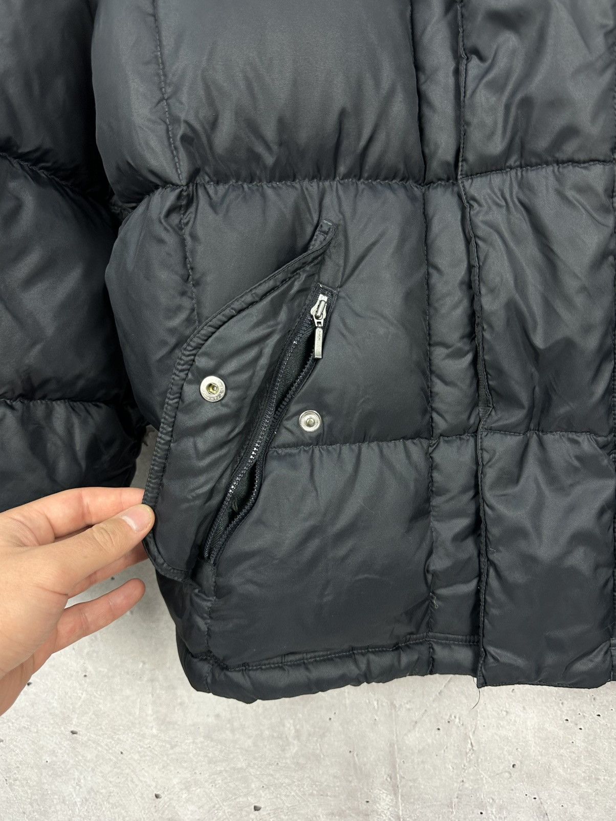 Nike × Vintage Vintage Nike Puffer Quilted Black Down Jacket Size US XL / EU 56 / 4 - 5 Thumbnail