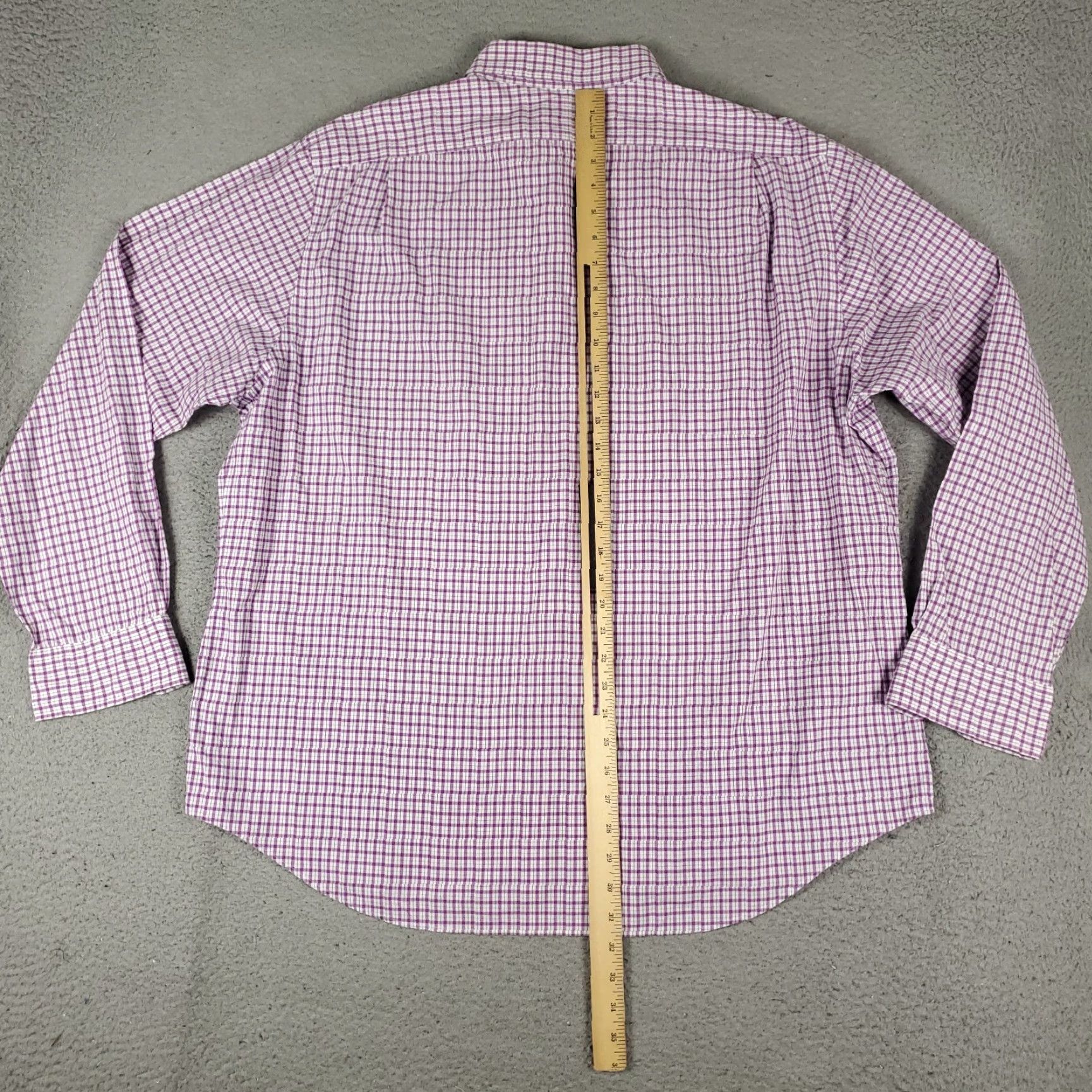 Ralph Lauren Ralph Lauren Shirt 2XL Purple Plaid Poplin 120s Button Up Long Sleeve Mens Size US XXL / EU 58 / 5 - 3 Thumbnail