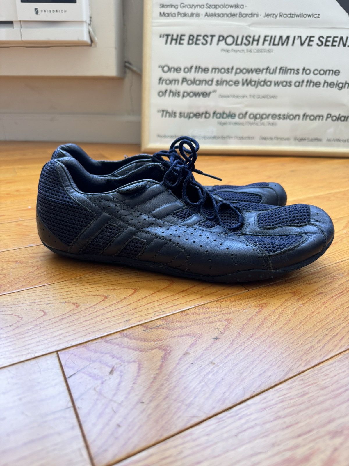 Jil Sander Navy Blue Leather Platform Shoes Eur 38.5 US 8