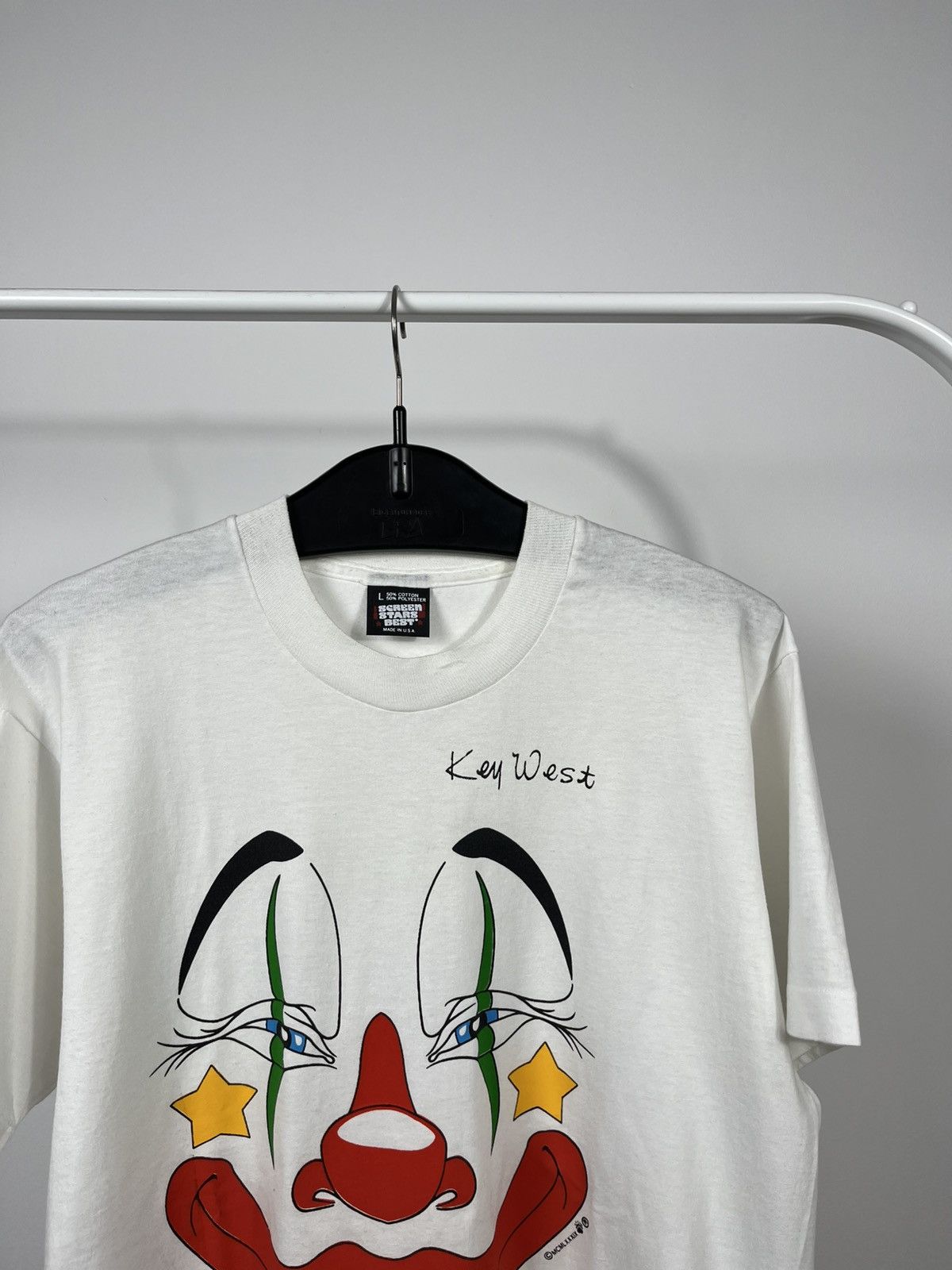 Other Vintage Key West Clown T-Shirt Screen Stars Single Stitch Size US L / EU 52-54 / 3 - 16 Thumbnail