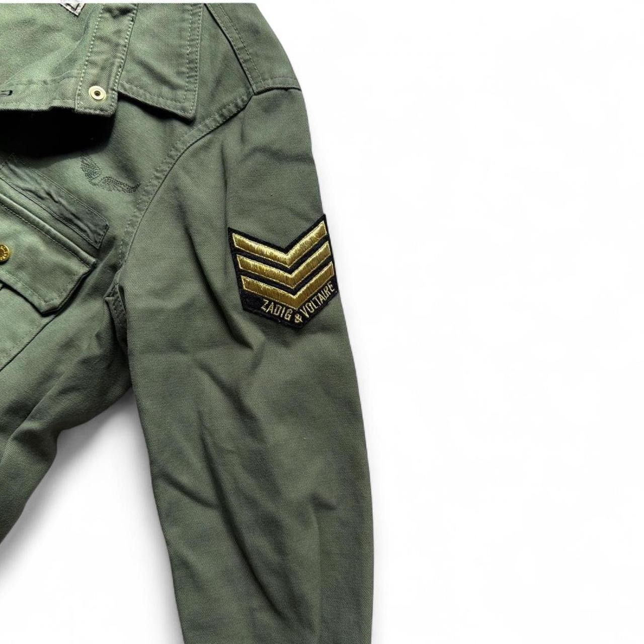 Zadig & Voltaire Zadig & Voltaire Military Utility Jacket Green Army Style Size M / US 6-8 / IT 42-44 - 9 Thumbnail