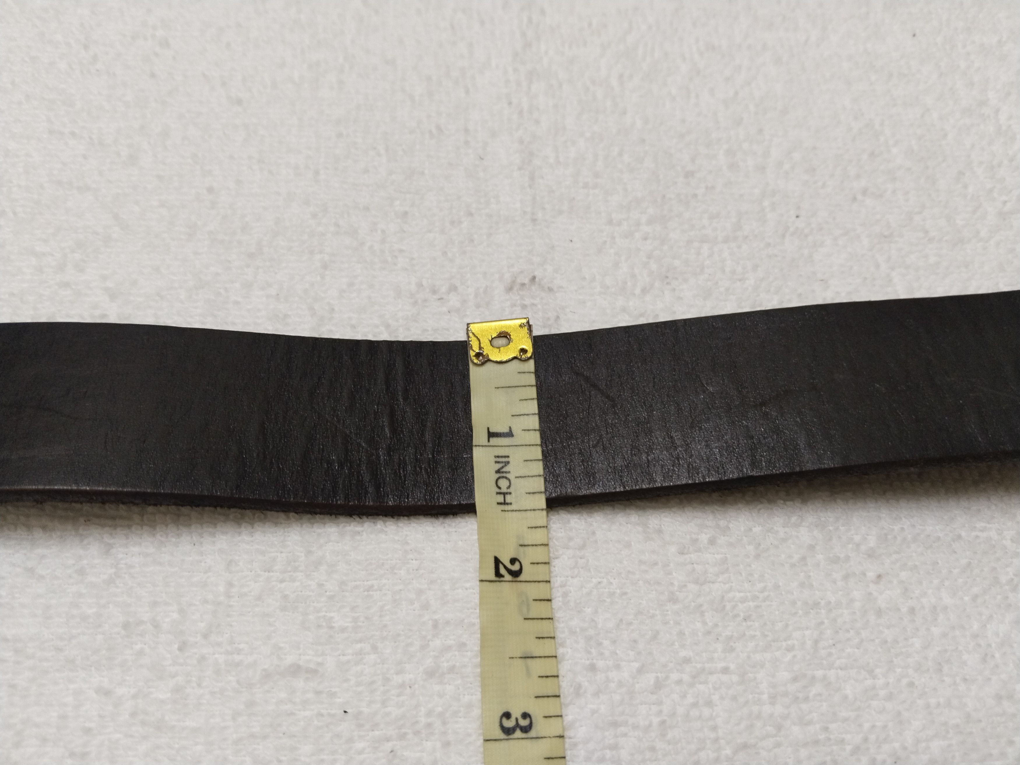 Genuine Leather × Vintage Vintage Leather Belt Size 28-32 Size 32 - 6 Thumbnail