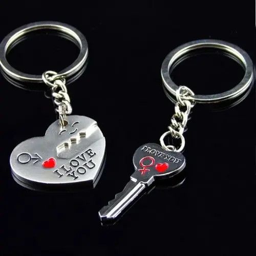 Jewelry Heart ❤️ Couple Keychain Size ONE SIZE - 1 Thumbnail