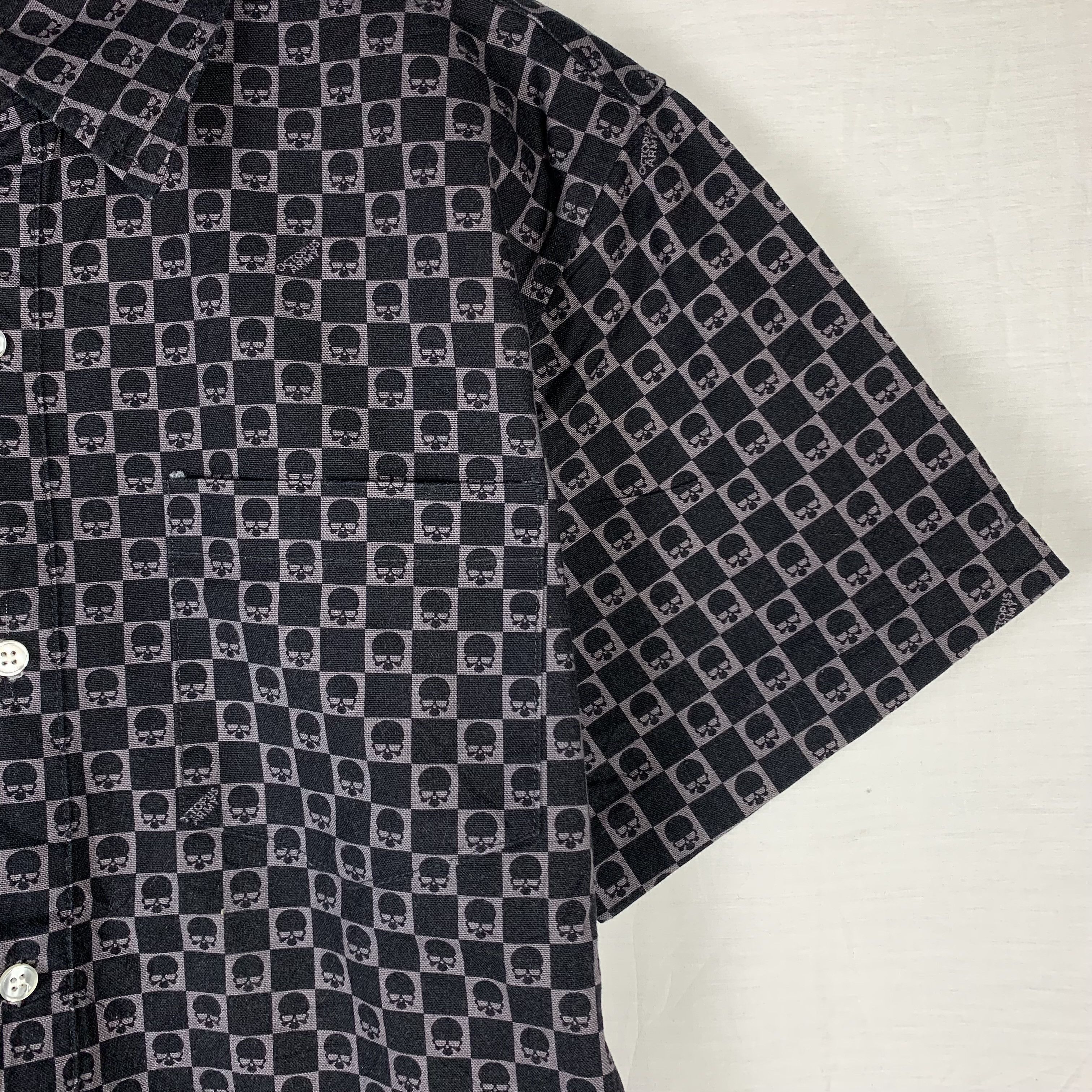 Japanese Brand Octopus Army Checkered Skulls Button Up Shirt Y2K Size US M / EU 48-50 / 2 - 4 Thumbnail