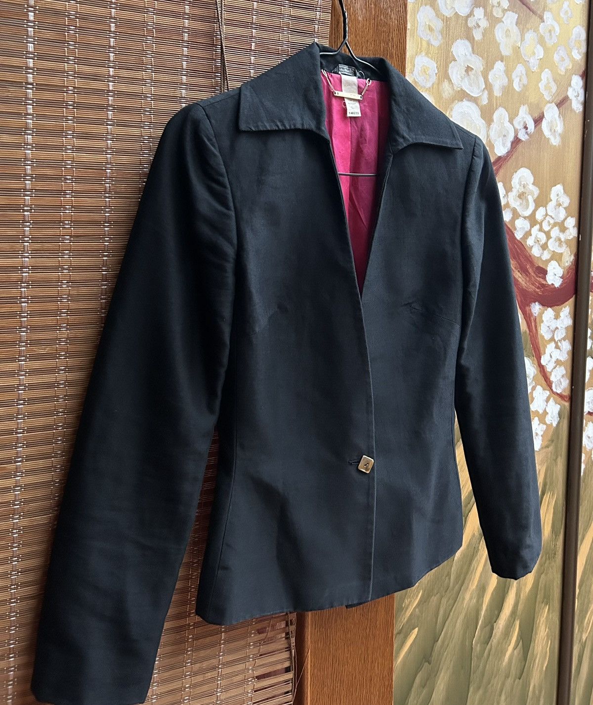 Versace × Vintage Vintage 90’s Gianni Versace Couture One Button Blazer Jacket Size XS / US 0-2 / IT 36-38 - 3 Thumbnail