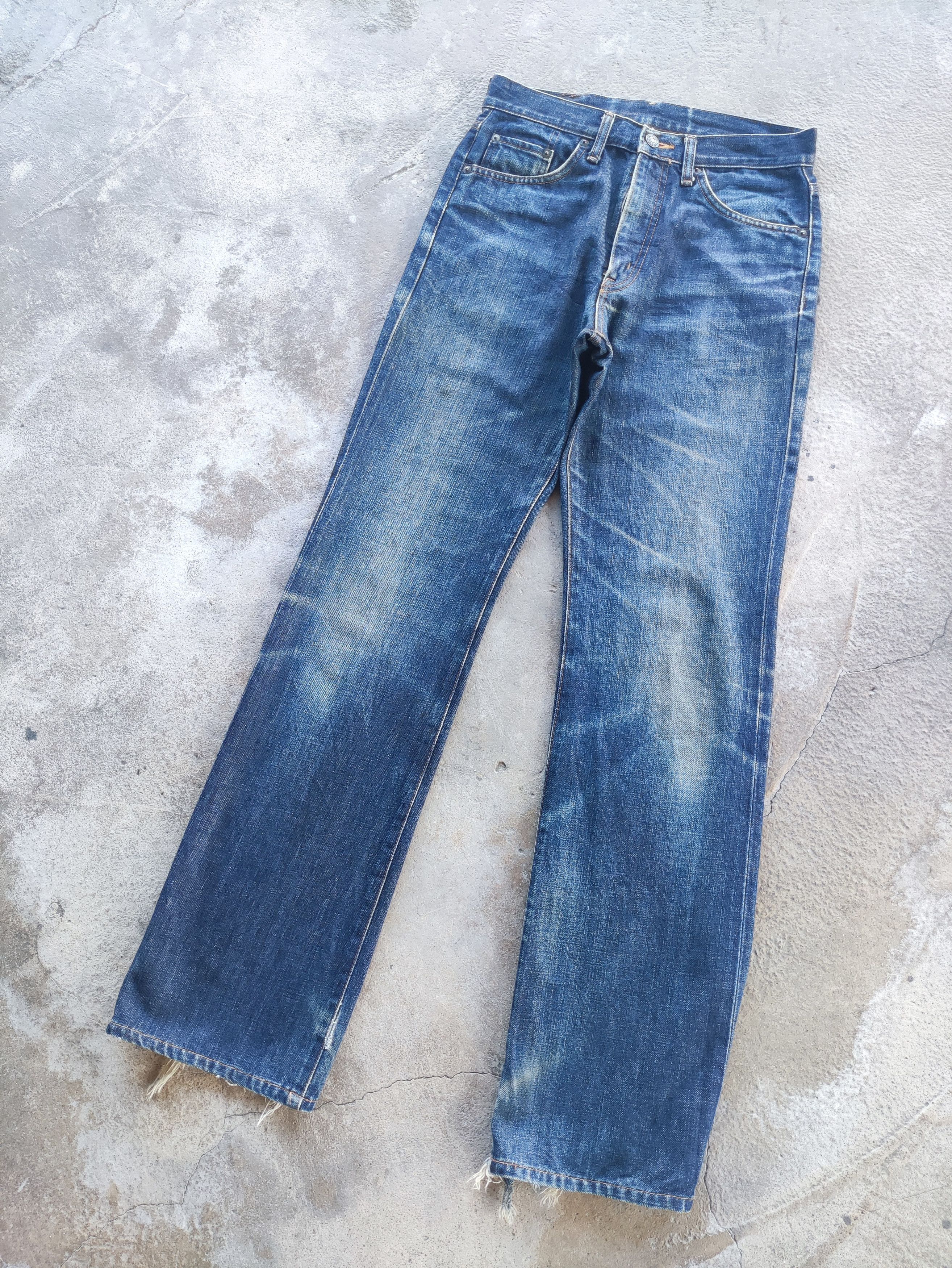 Edwin Vintage Edwin Brand Straight Denim Distressed Faded Pants Size US 29 - 2 Thumbnail