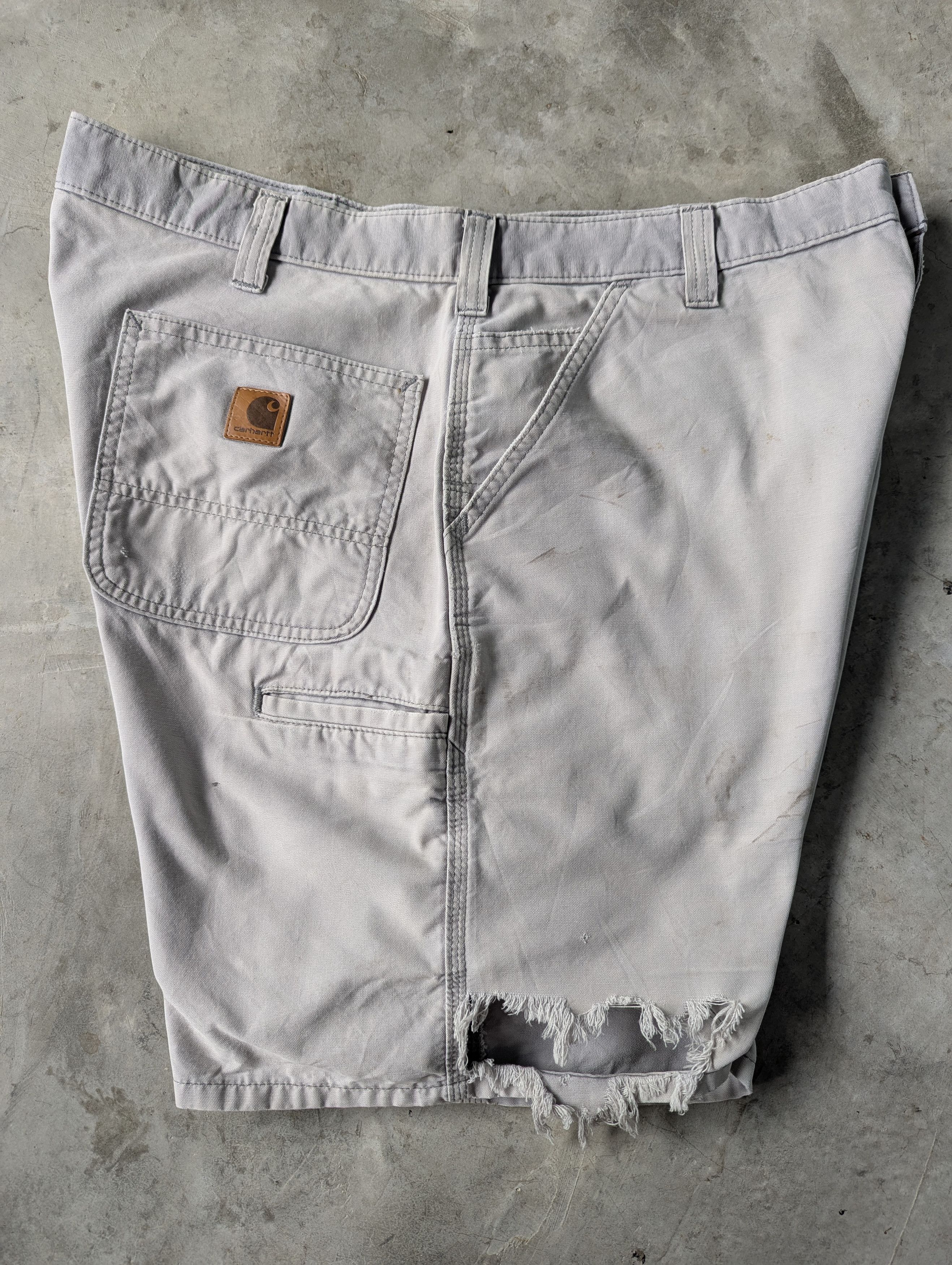Carhartt Distressed Faded Gray Carhartt Short Cargo Pants Size US 40 / EU 56 - 9 Thumbnail