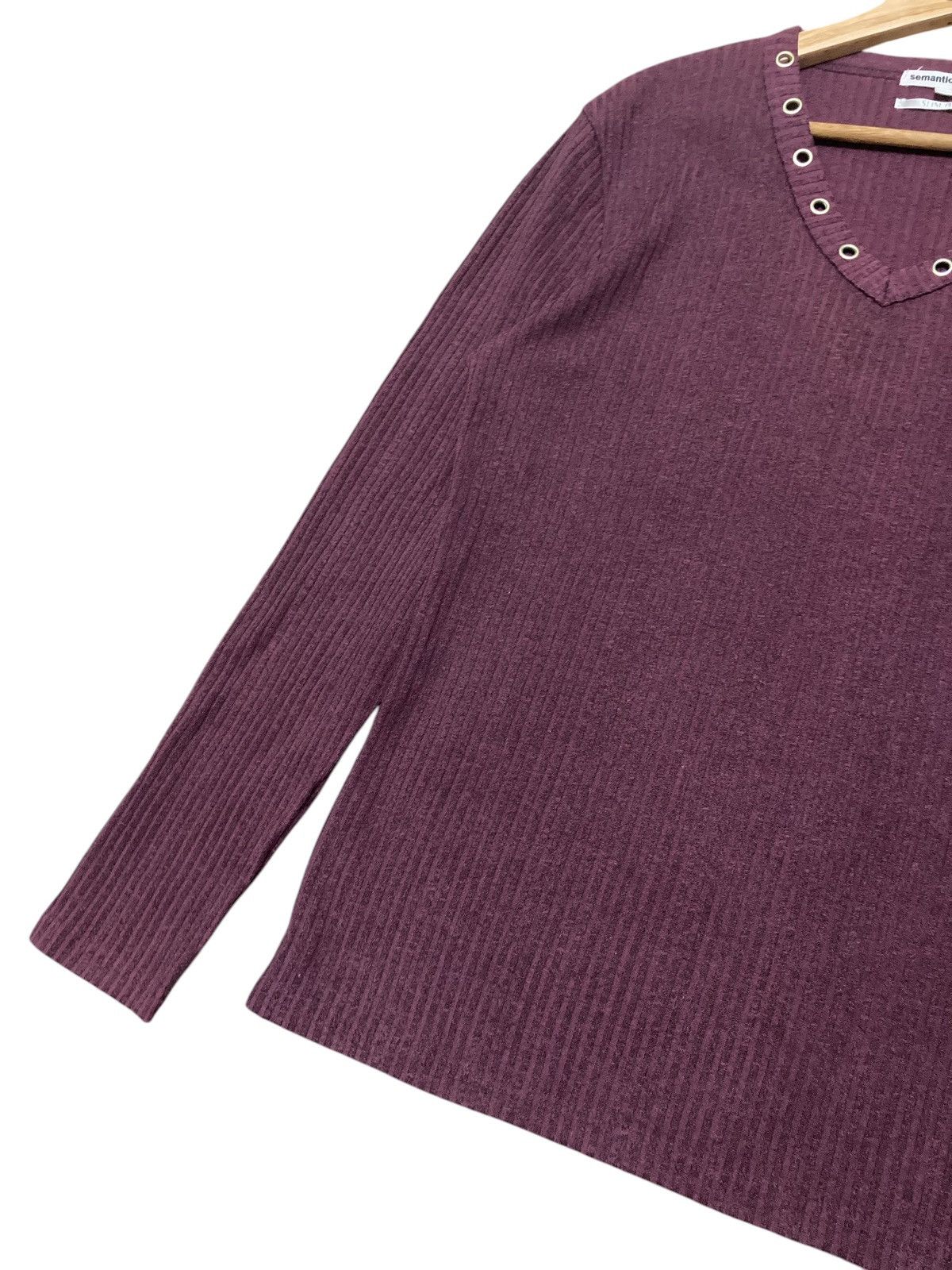 14th Addiction Semantic Design V-Neck Long Sleeve T-Shirt Size US L / EU 52-54 / 3 - 6 Thumbnail