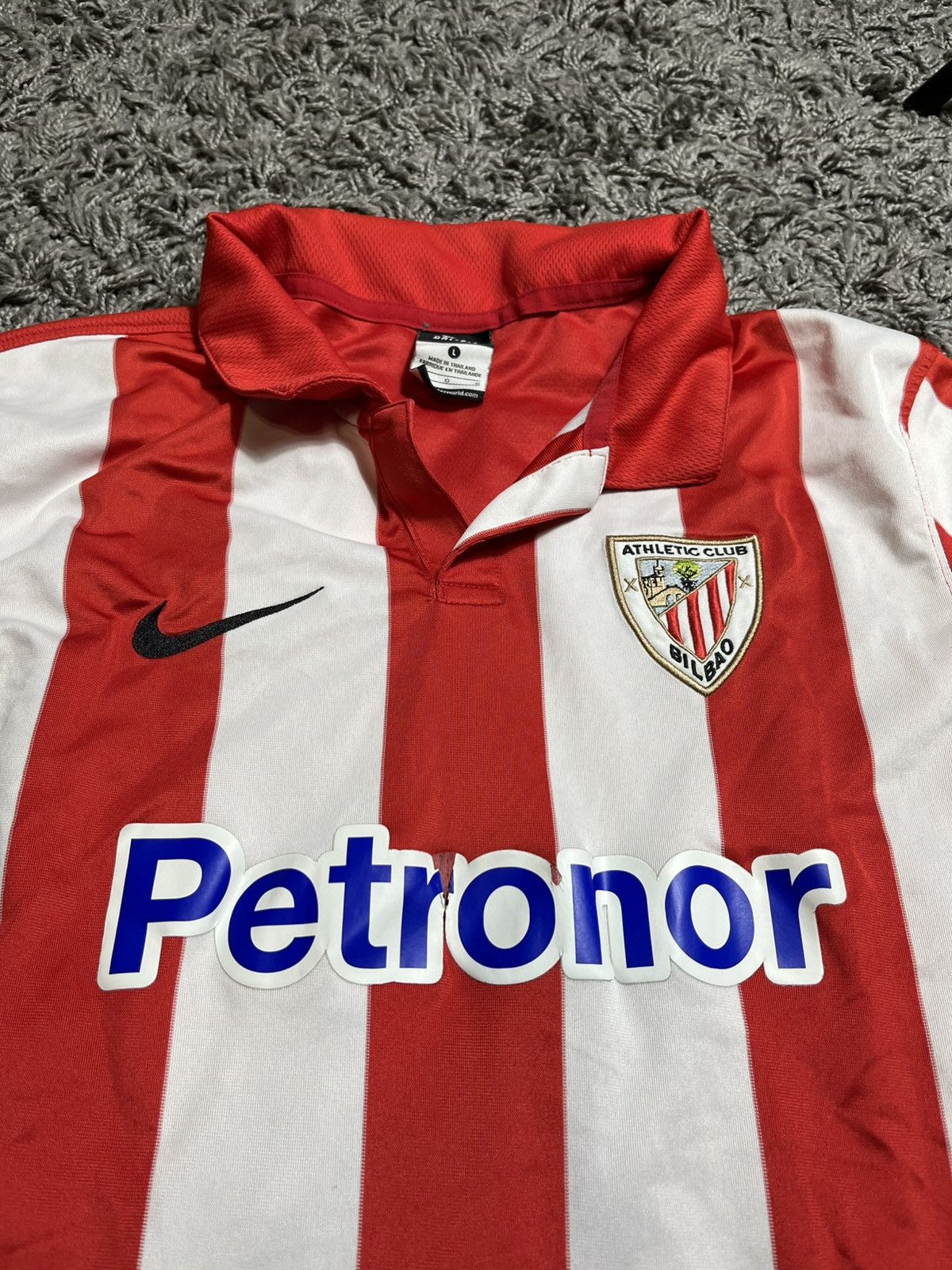 Vintage ATHLETIC BILBAO NIKE 2013/14 SOCCER FOOTBALL JERSEY Size US L / EU 52-54 / 3 - 3 Thumbnail
