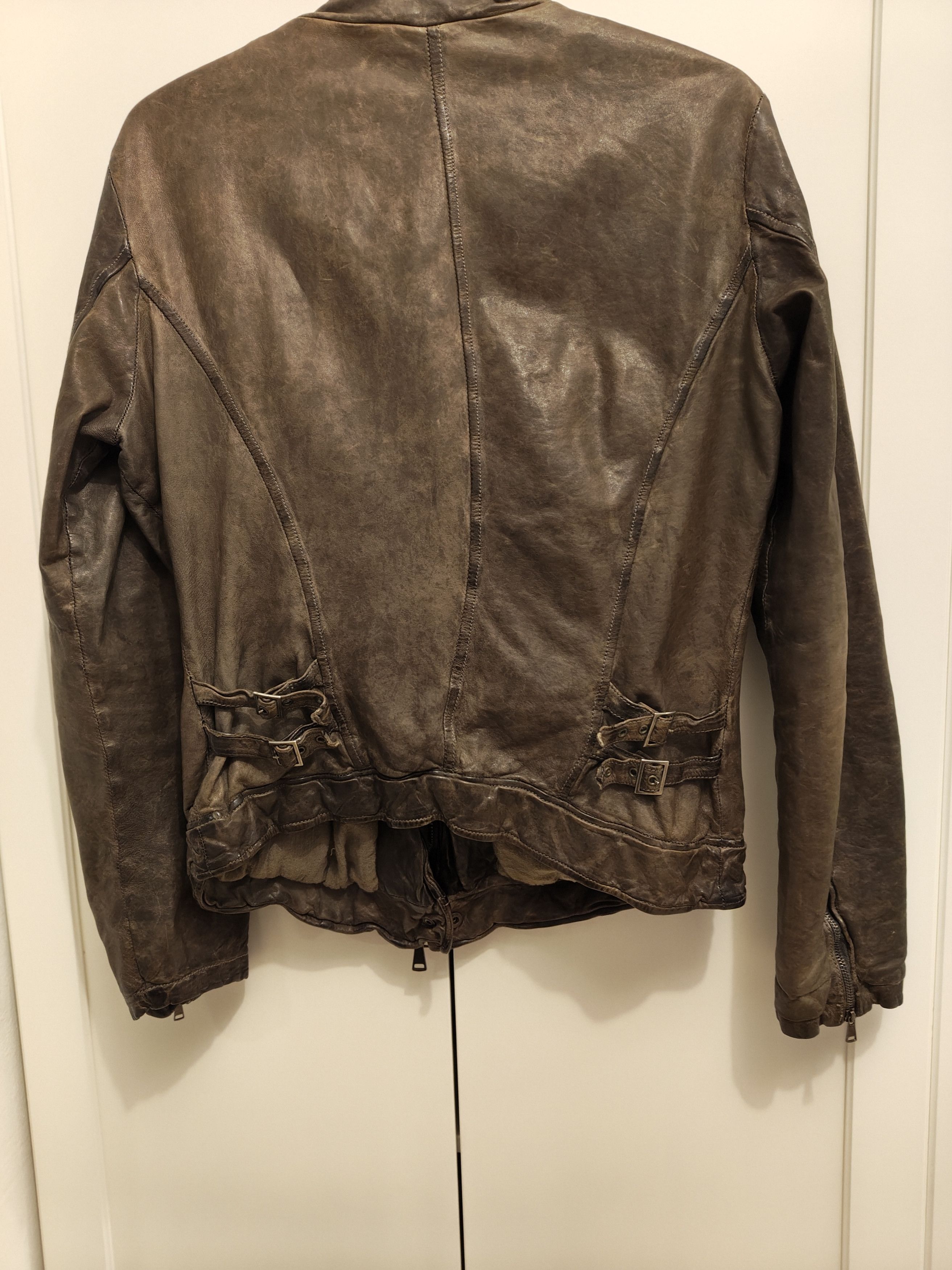 Giorgio Brato Rare Vintage Brown Giorgio Brato Leather Jacket Size US S / EU 44-46 / 1 - 3 Thumbnail