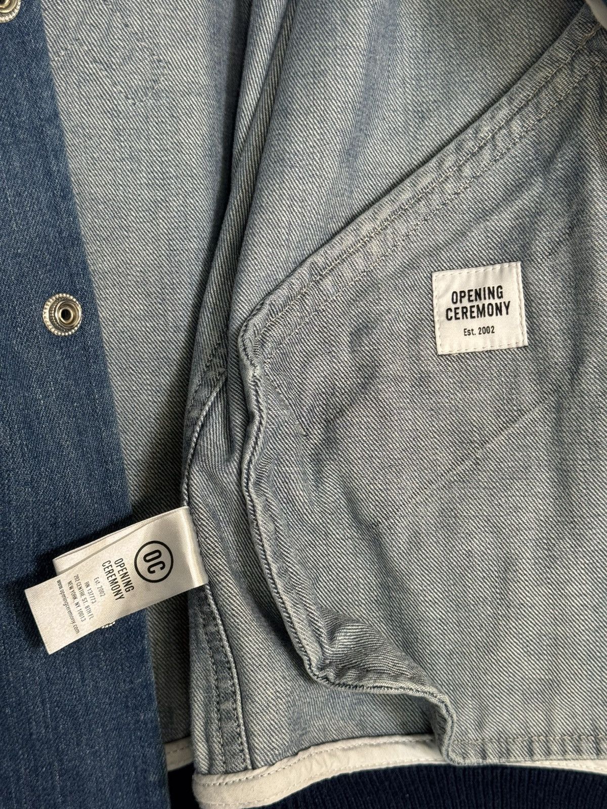 Opening Ceremony Opening Ceremony Blue Jacket Jeans Bomber Big Logo Size US L / EU 52-54 / 3 - 5 Thumbnail