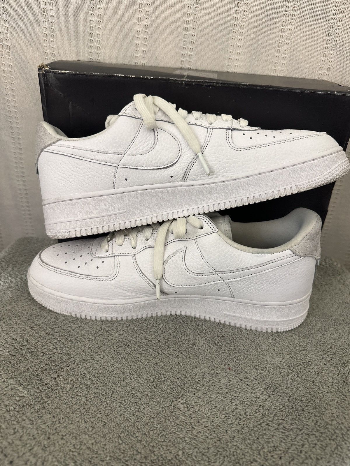 Nike NikeAir Force 1 '07 Craft 'White Vast Grey Size US 11.5 / EU 44-45 - 4 Thumbnail