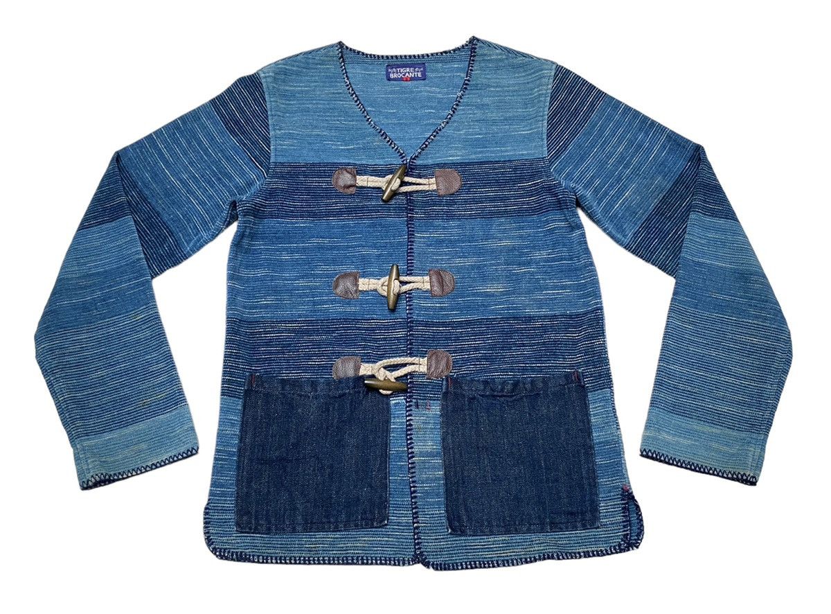 Vintage Vintage Japanese Brand Tigre Brocante Patchwork Jacket 2000s Size US S / EU 44-46 / 1 - 1 Thumbnail