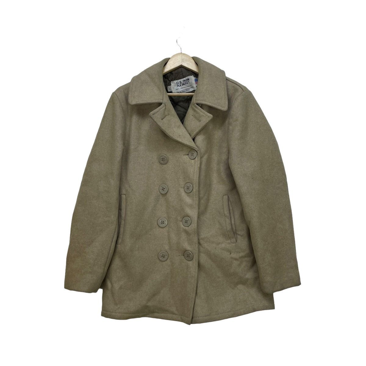 Schott × Vintage Vintage Schott Pea Coat Jacket Size US S / EU 44-46 / 1 - 1 Thumbnail