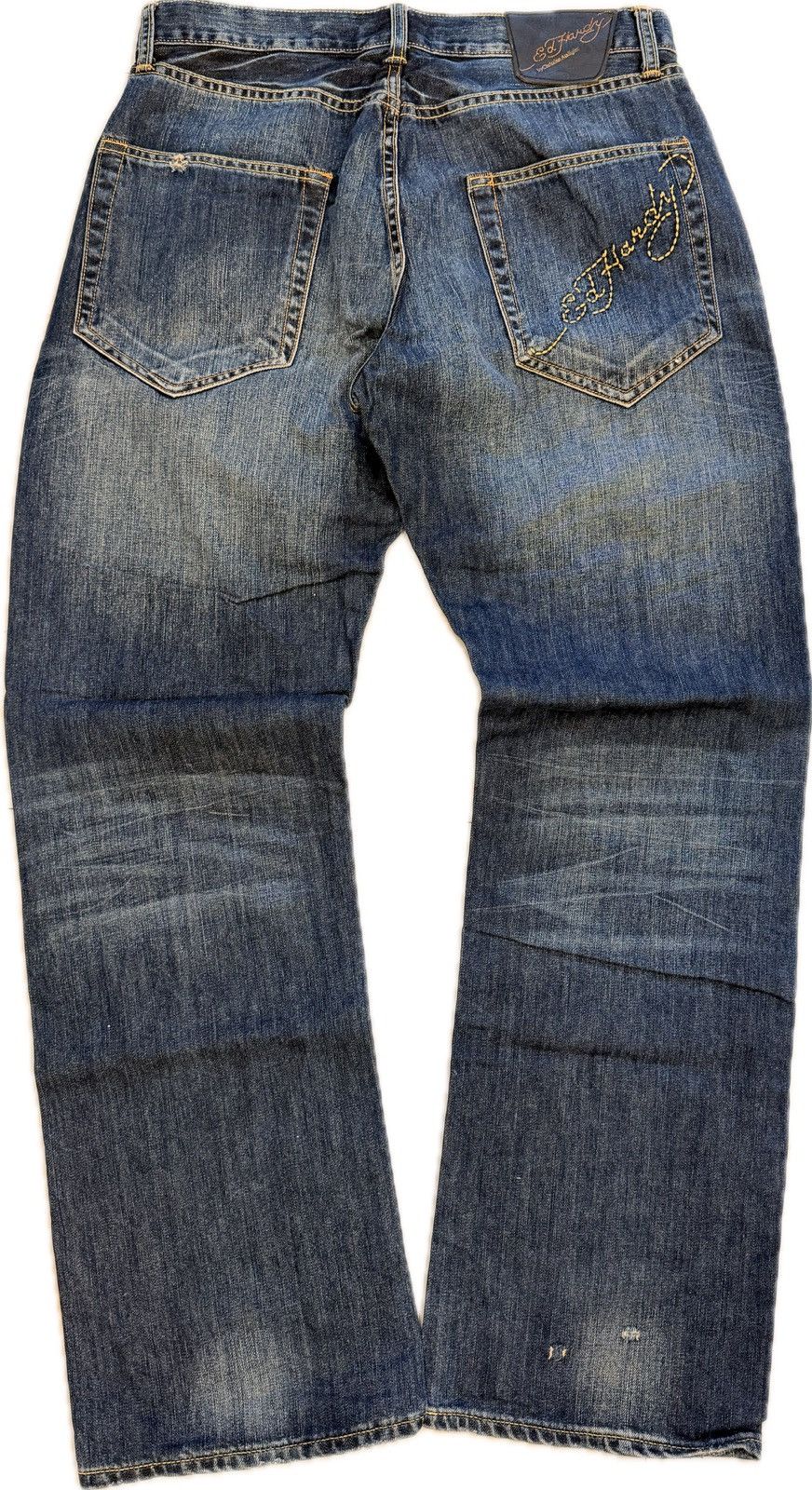 Ed Hardy Ed Hardy Spelled Out Jeans Size US 34 / EU 50 - 1 Thumbnail