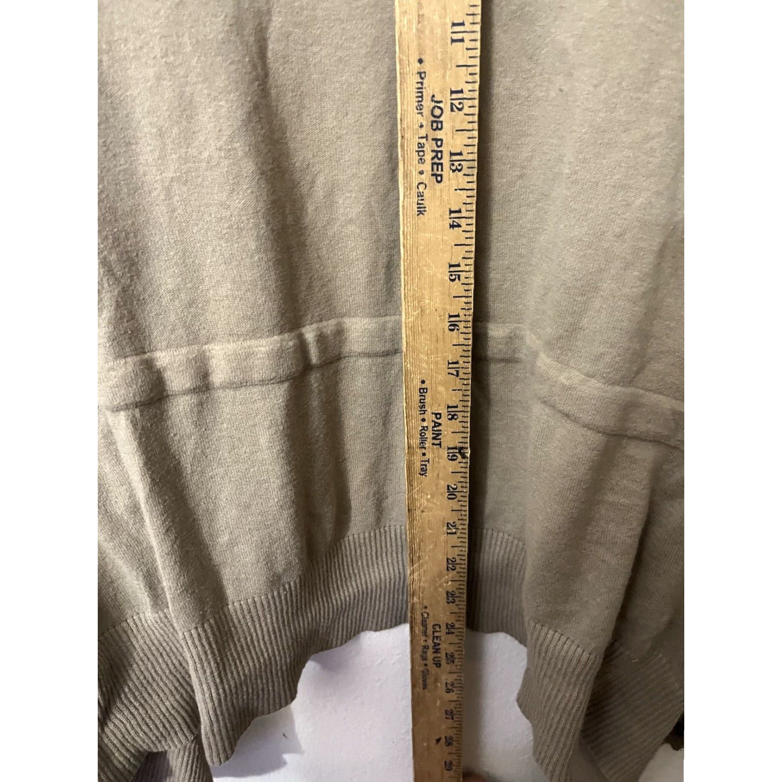 DKNY DKNY Cardigan Womens L Brown Open Cropped Long Sleeves Knit Heather Metallic Thread Casual Fashion Size L / US 10 / IT 46 - 5 Thumbnail