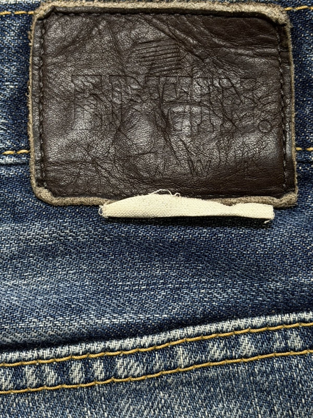 Edwin Vintage 90s Edwin Blue Faded Wash Distressed Straight Loose Size US 34 / EU 50 - 6 Thumbnail