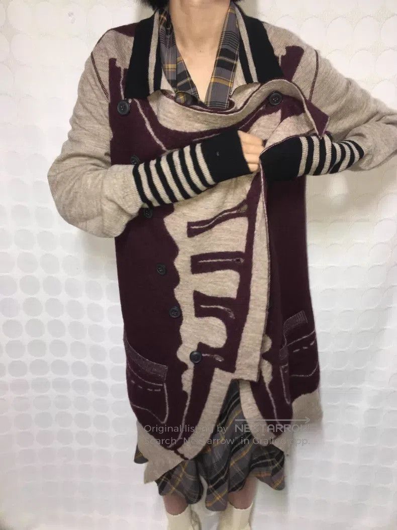 Vivienne Westwood Vivienne Westwood Napoleon Print Knit Cardigan Size M / US 6-8 / IT 42-44 - 1 Thumbnail